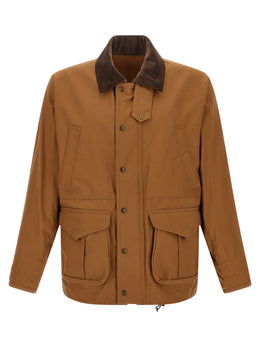 Junya Watanabe Baumwoll-Jacke in Braun