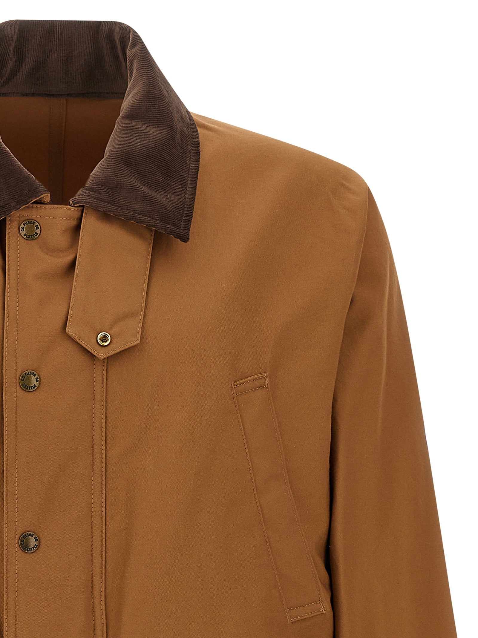 Junya Watanabe Baumwoll-Jacke in Braun