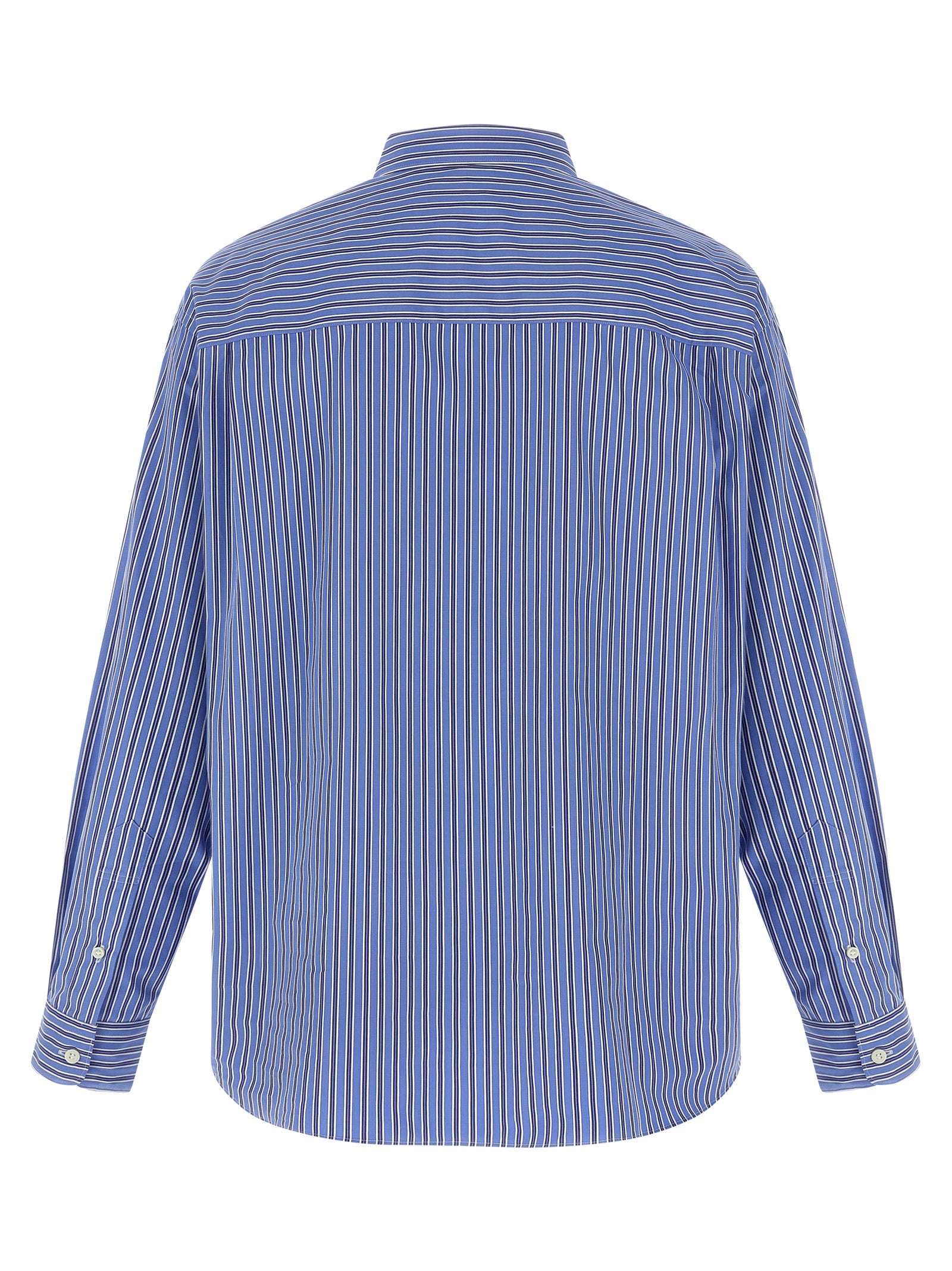 Comme Des Garçons Blaue Baumwollbluse