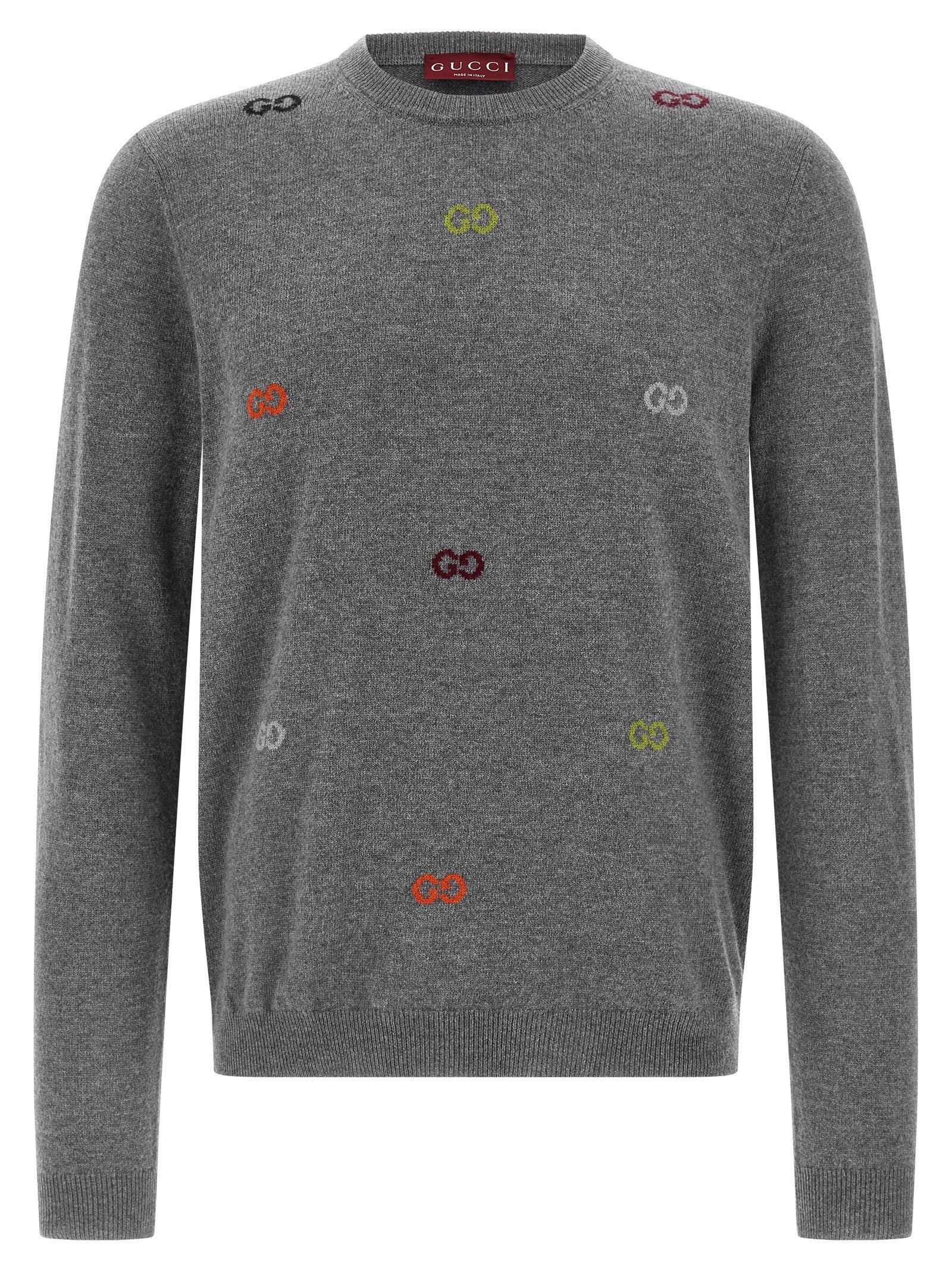 Gucci Grauer Kaschmir-Strickjacke