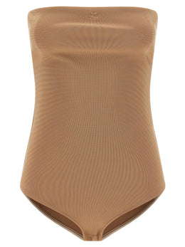 Courrèges Beige Viskose Body