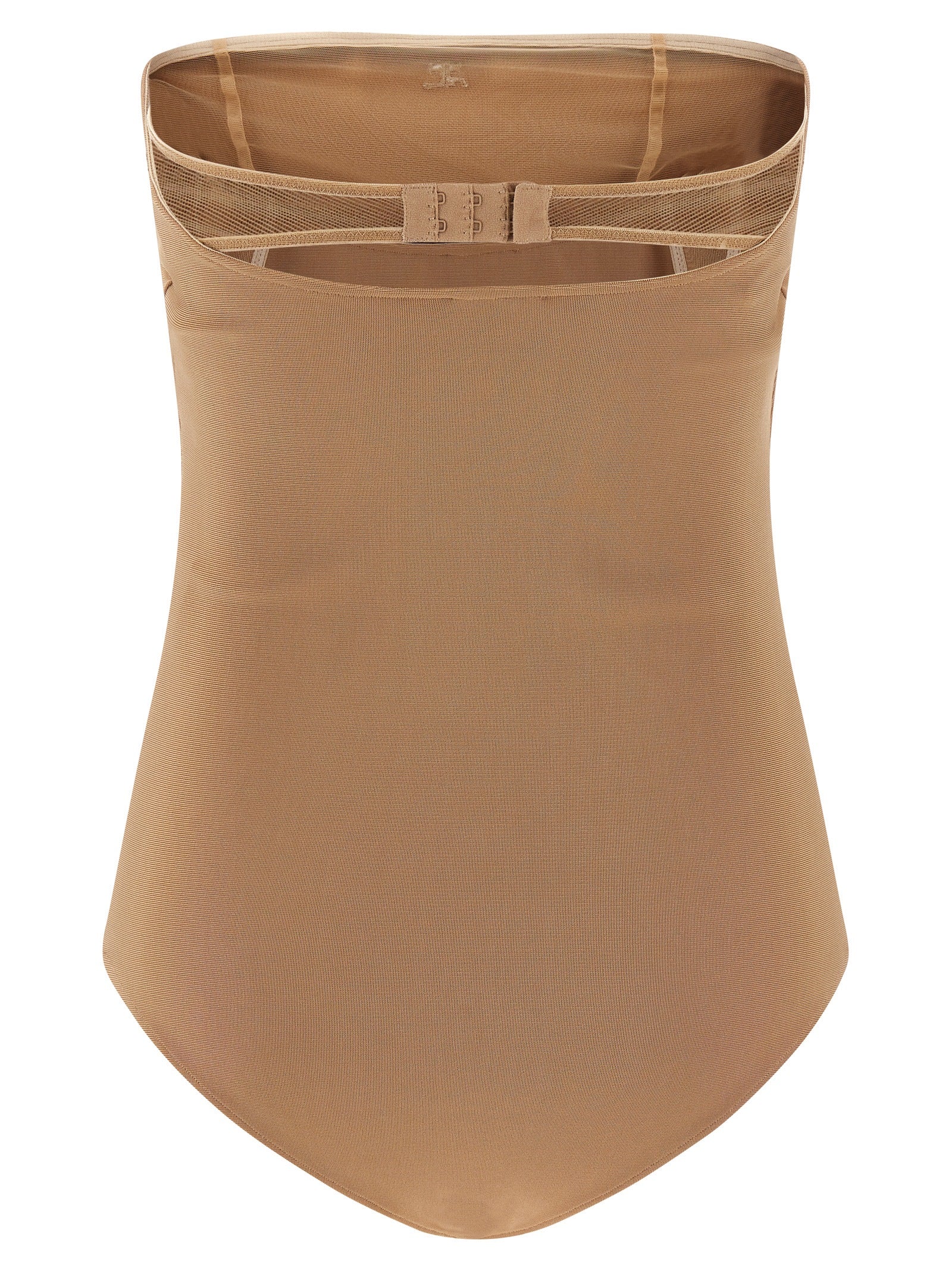 Courrèges Beige Viskose Body