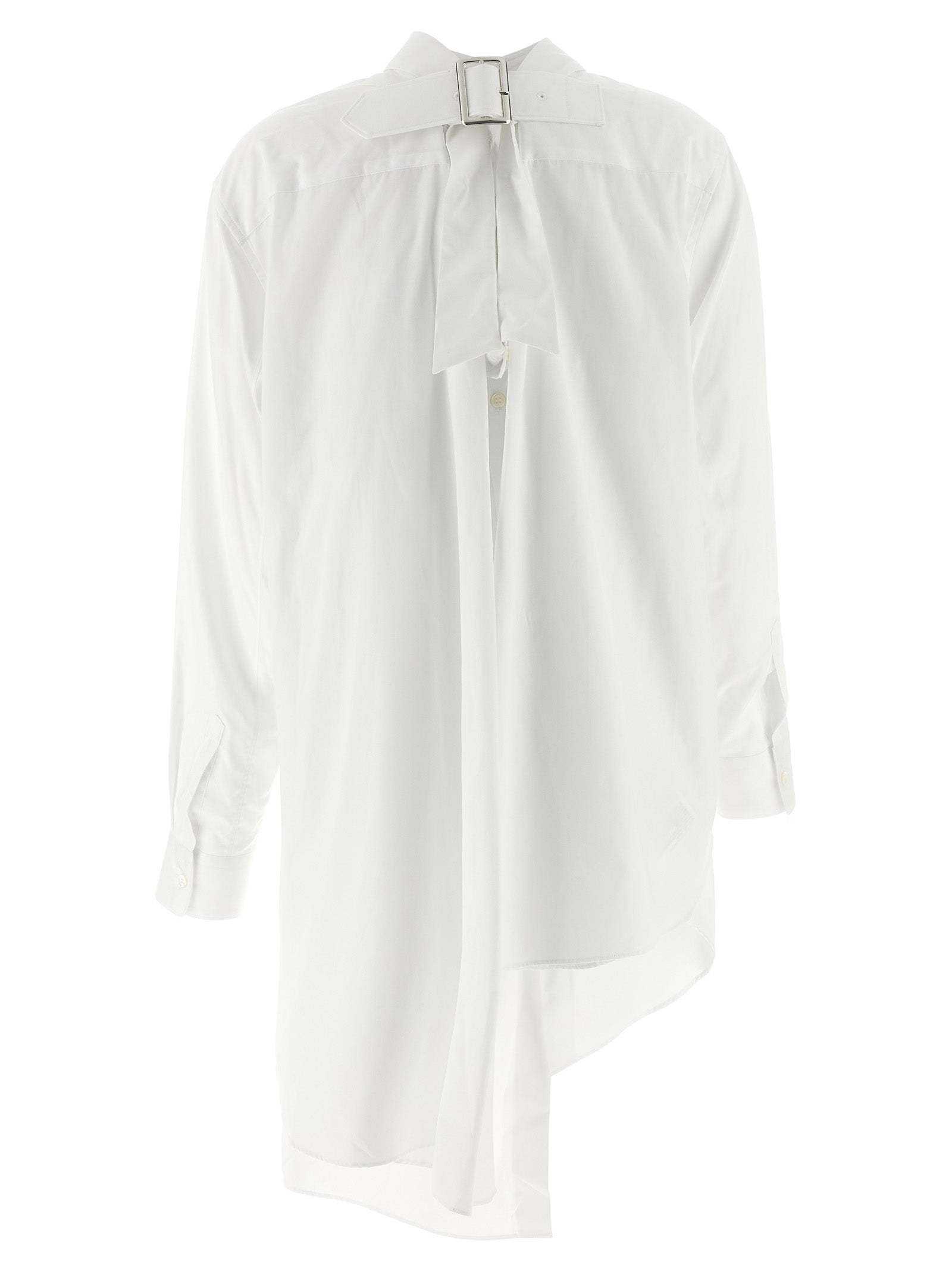 Comme Des Garçons Weiße Baumwollbluse