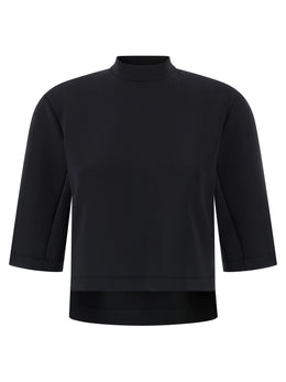 MONCLER GENIUS Schwarzes Polyester-Oberteil