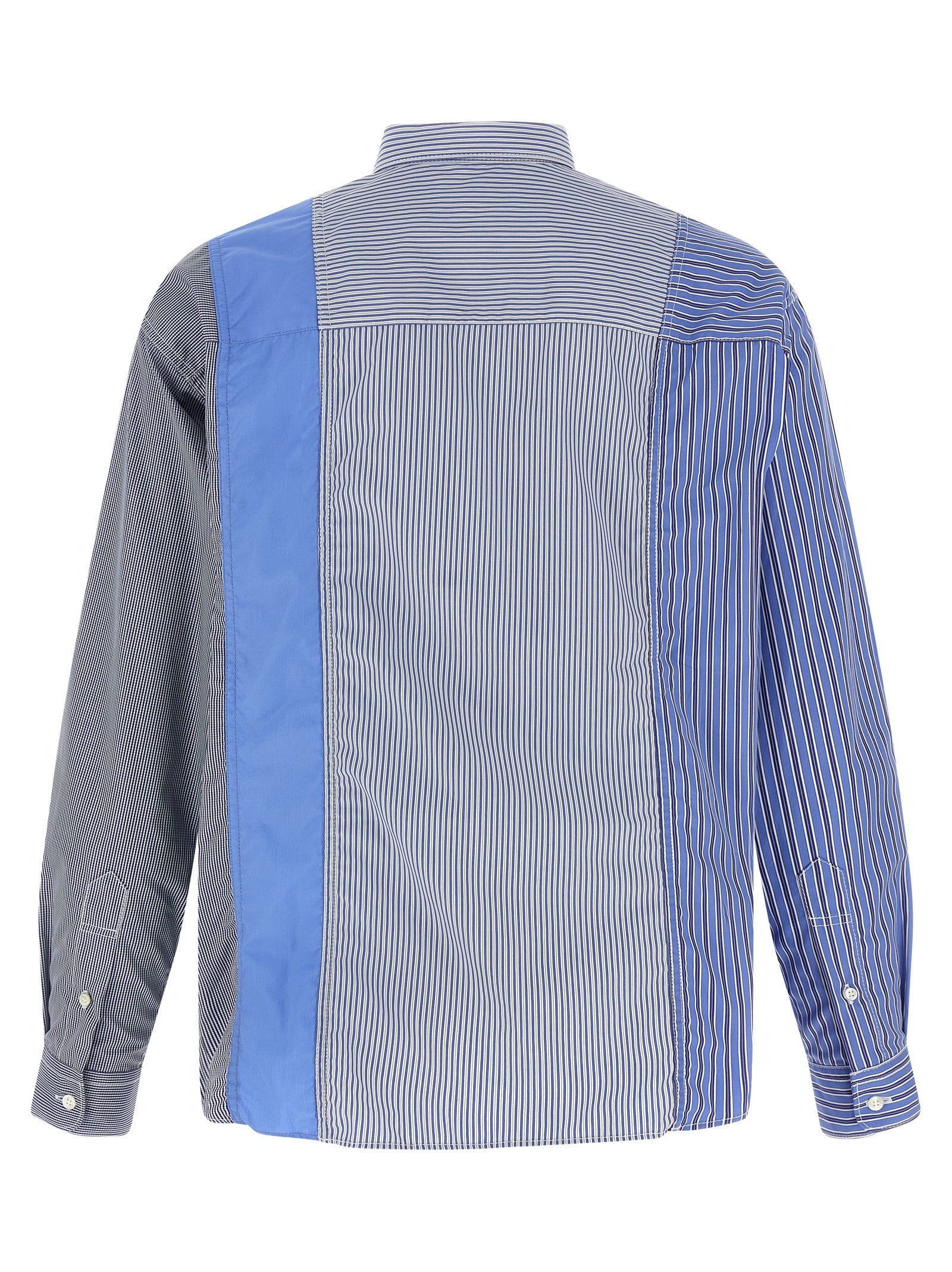 Comme Des Garçons Blaue Baumwollbluse