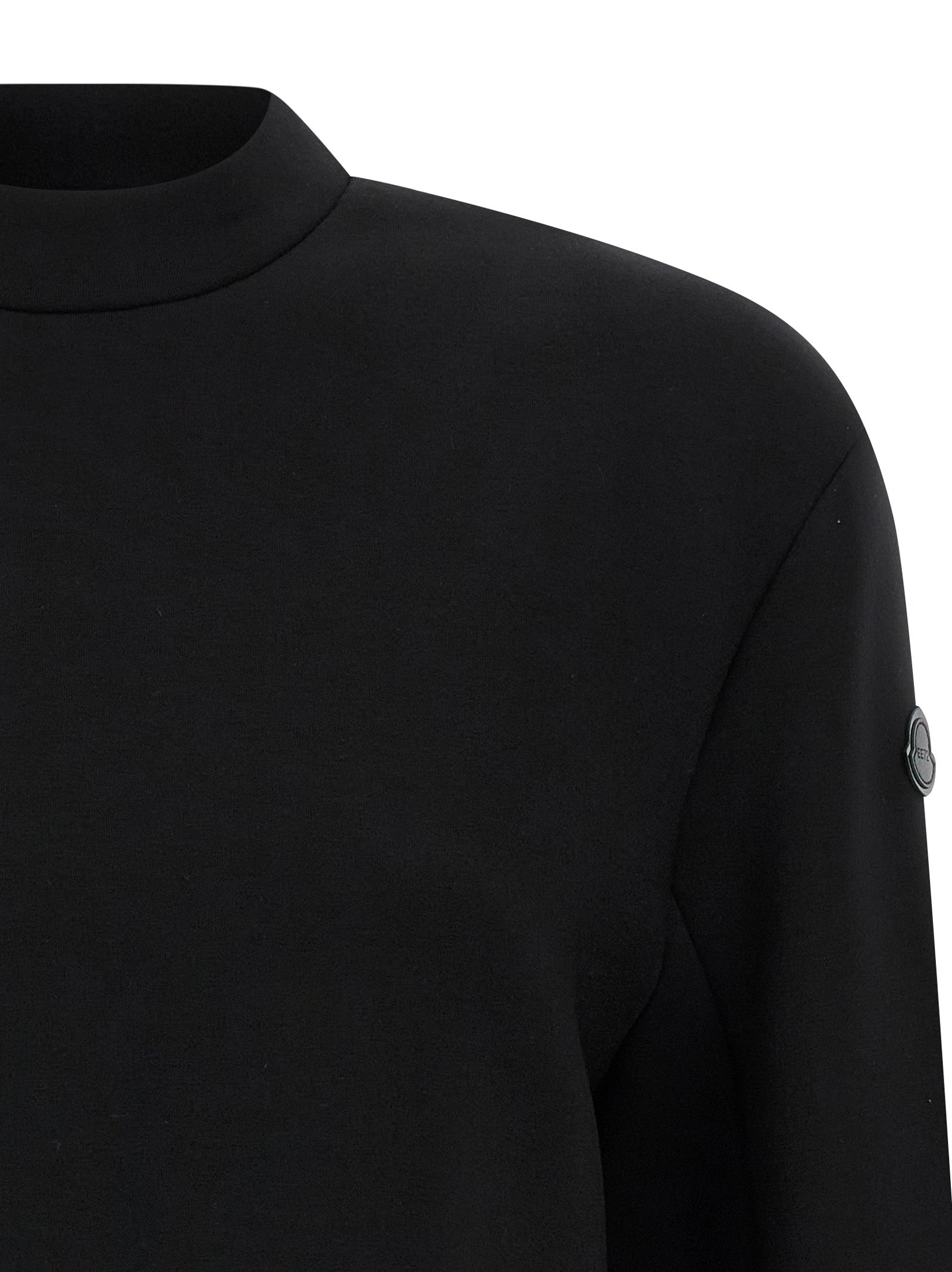 MONCLER GENIUS Schwarzer Sweatshirt aus Viskose