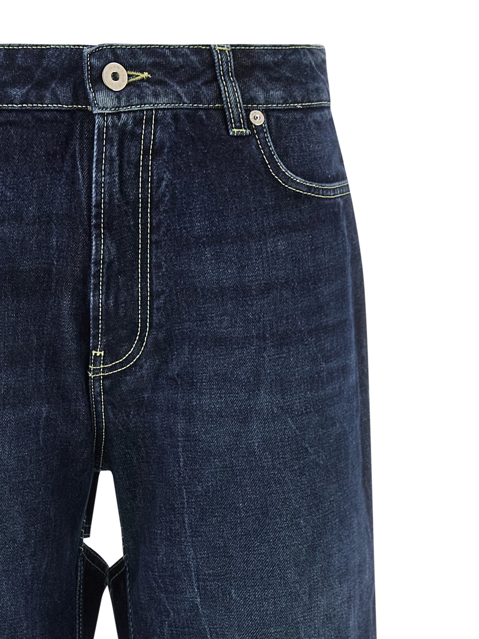 Jean Paul Gaultier Blaue Baumwolljeans Denim
