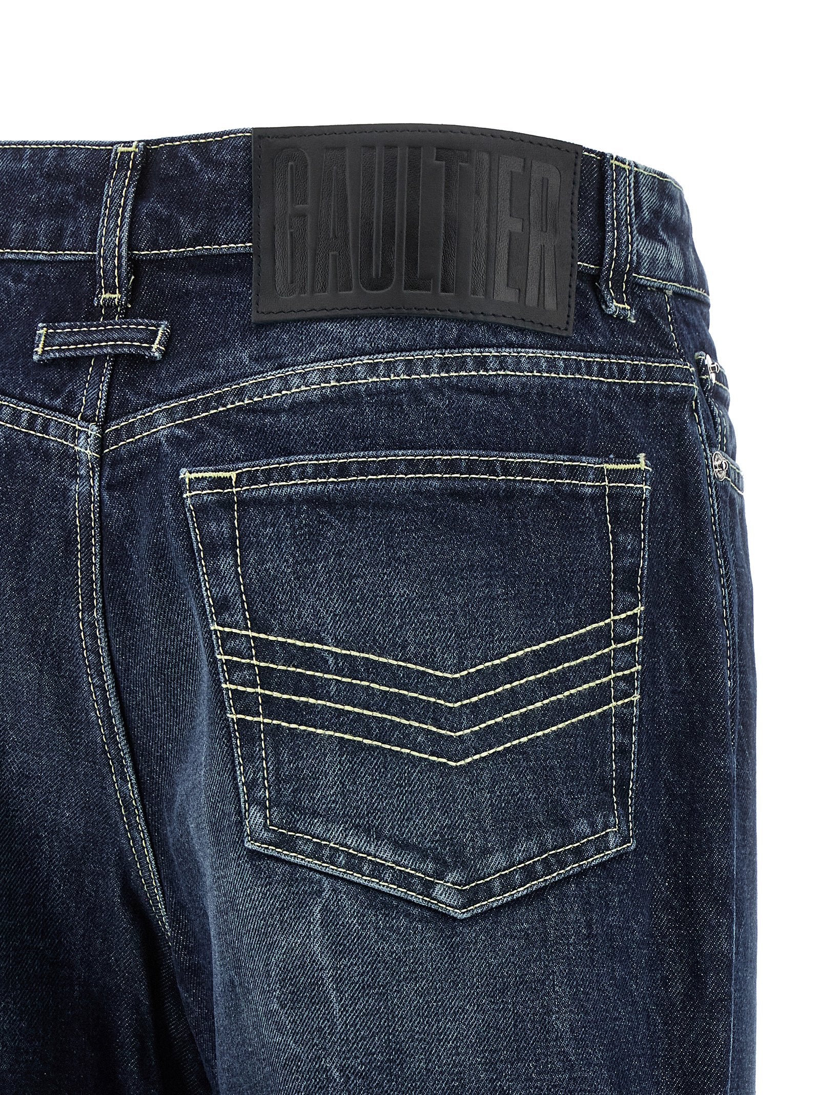 Jean Paul Gaultier Blaue Baumwolljeans Denim