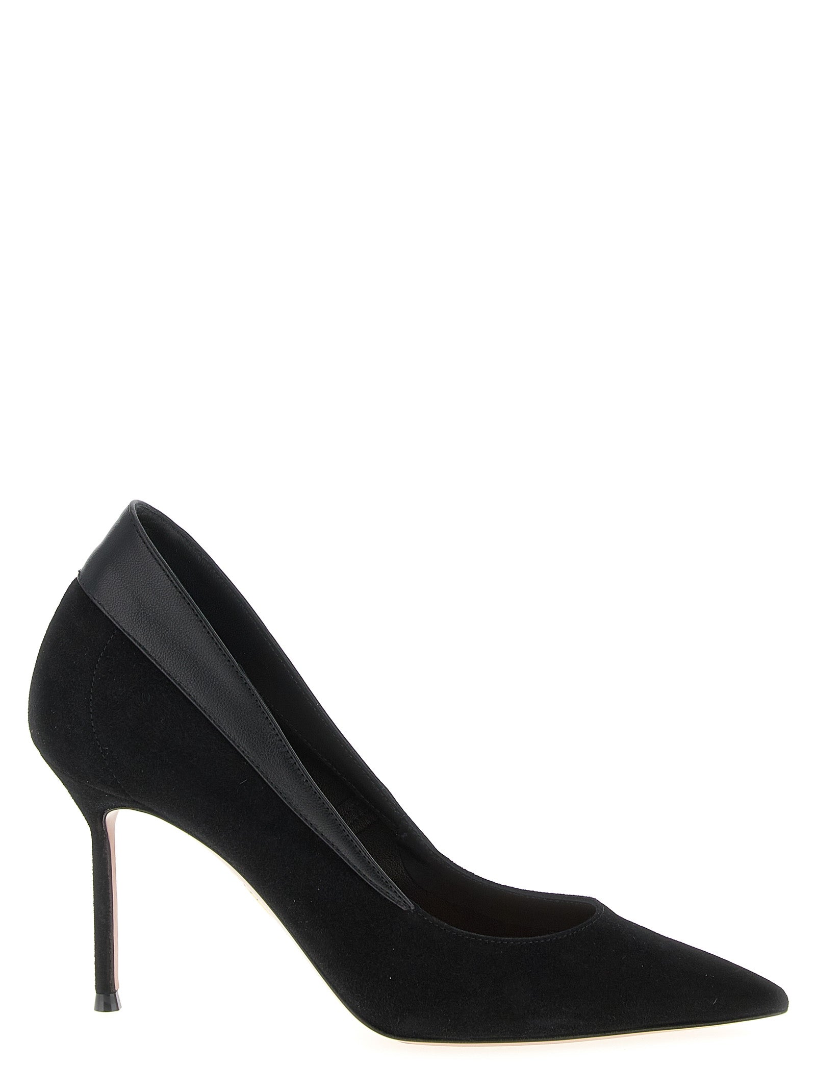 Aquazzura Schwarze Pumps aus Ziegenleder mit hohem Absatz