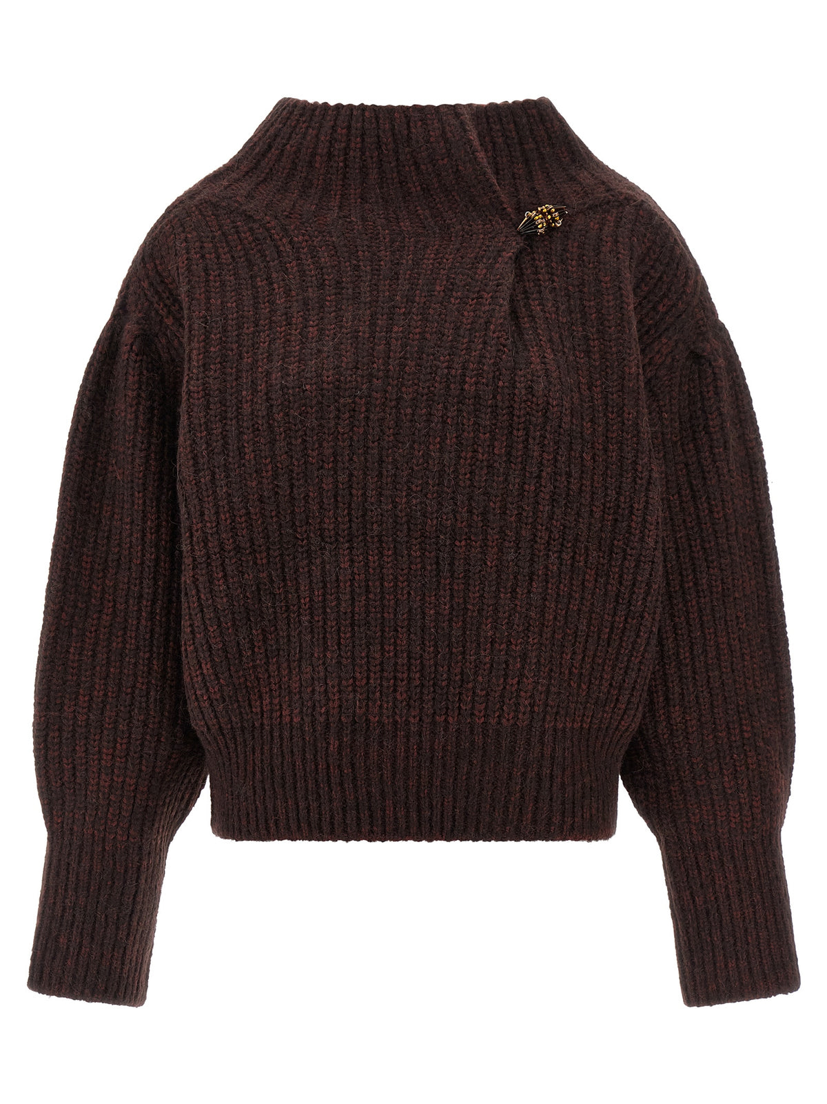 Dries Van Noten Mehrfarbige Wollstrickjacke