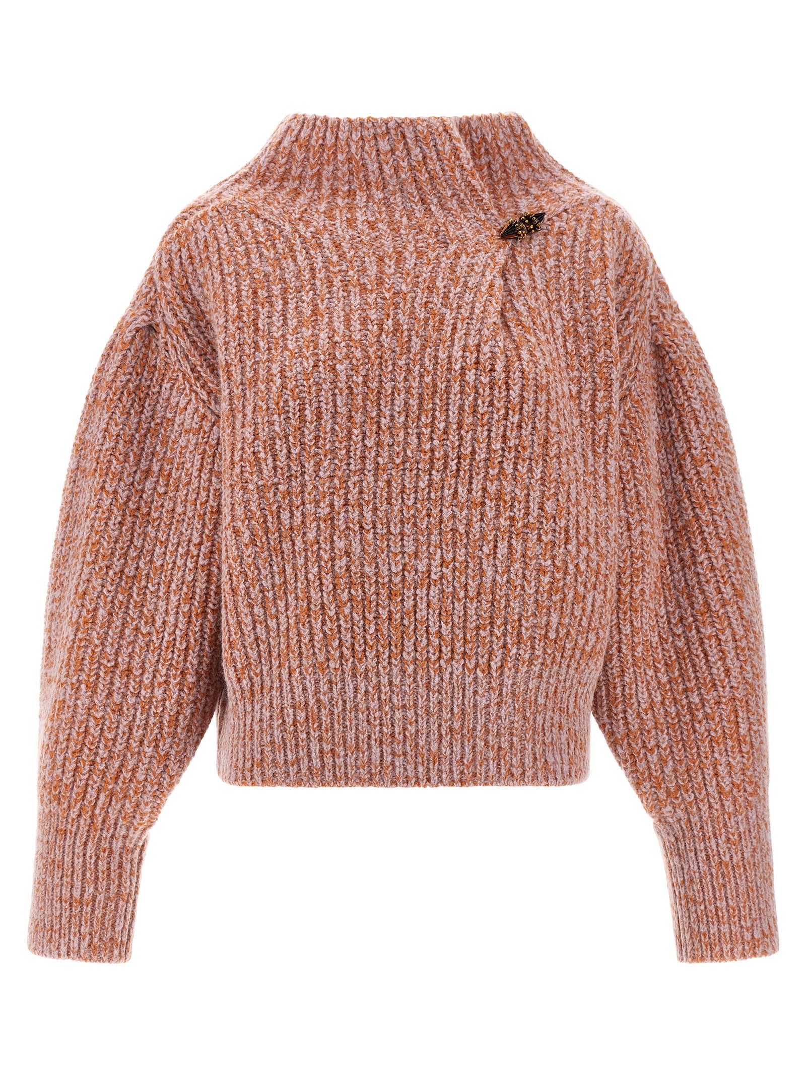 Dries Van Noten Mehrfarbige Wollstrickjacke