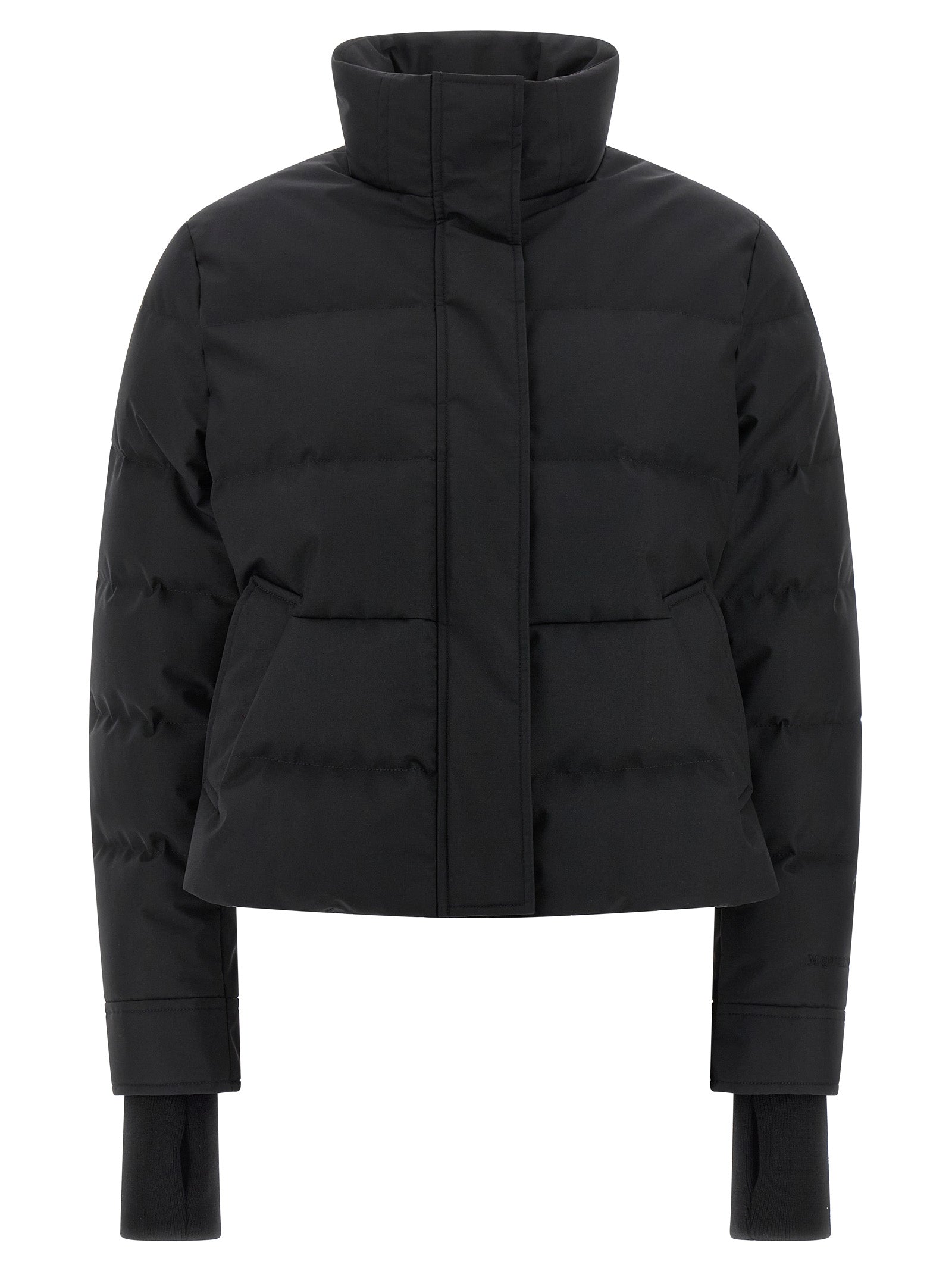 Alexander McQueen Schwarze Polyamidjacke