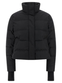 Alexander McQueen Schwarze Polyamidjacke