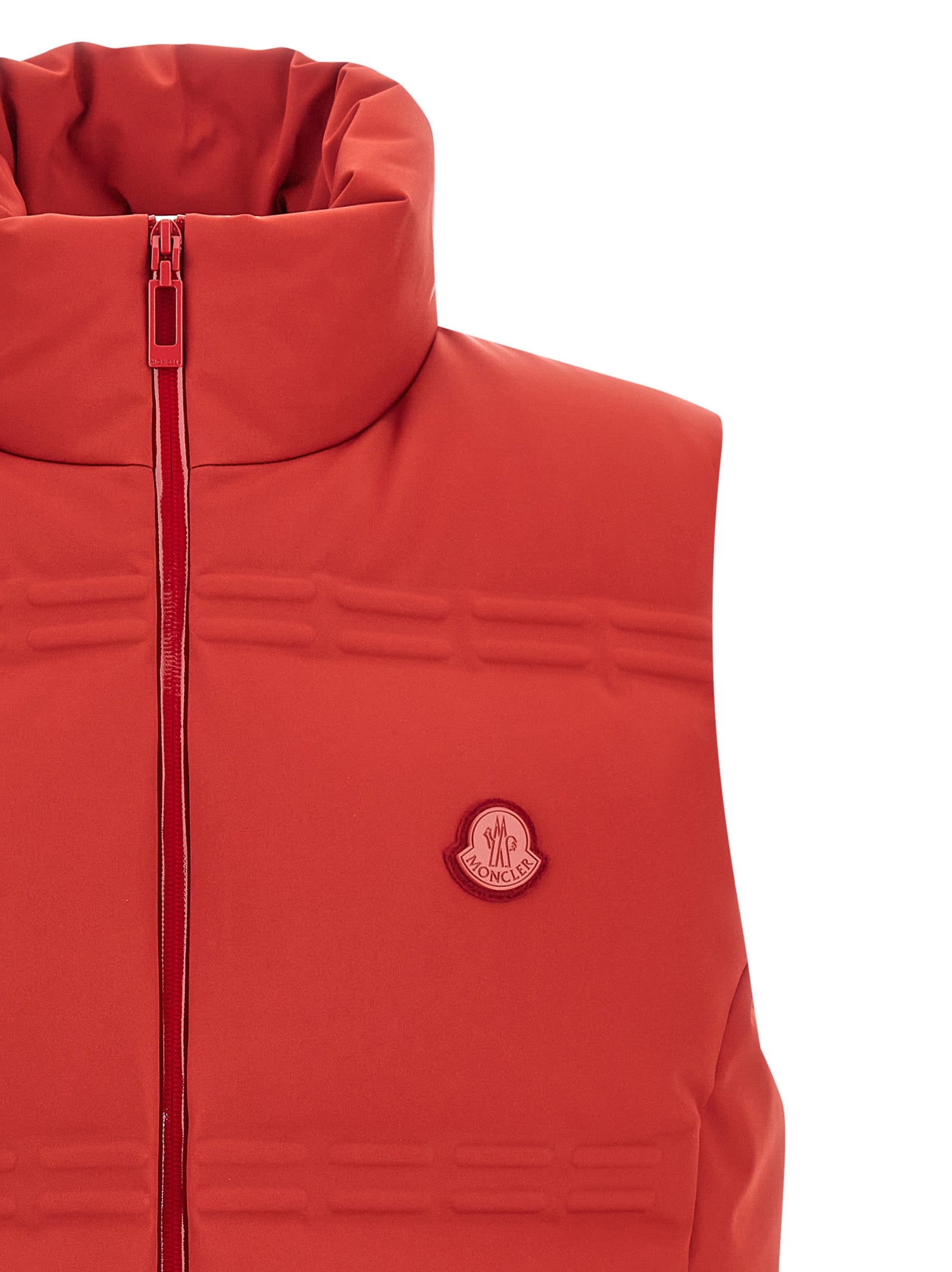 MONCLER GENIUS Ärmellose Weste aus mehrfarbigem Polyamid