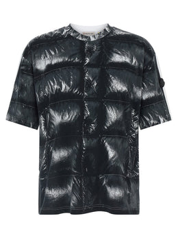 MONCLER GENIUS Schwarzes Baumwoll-T-Shirt