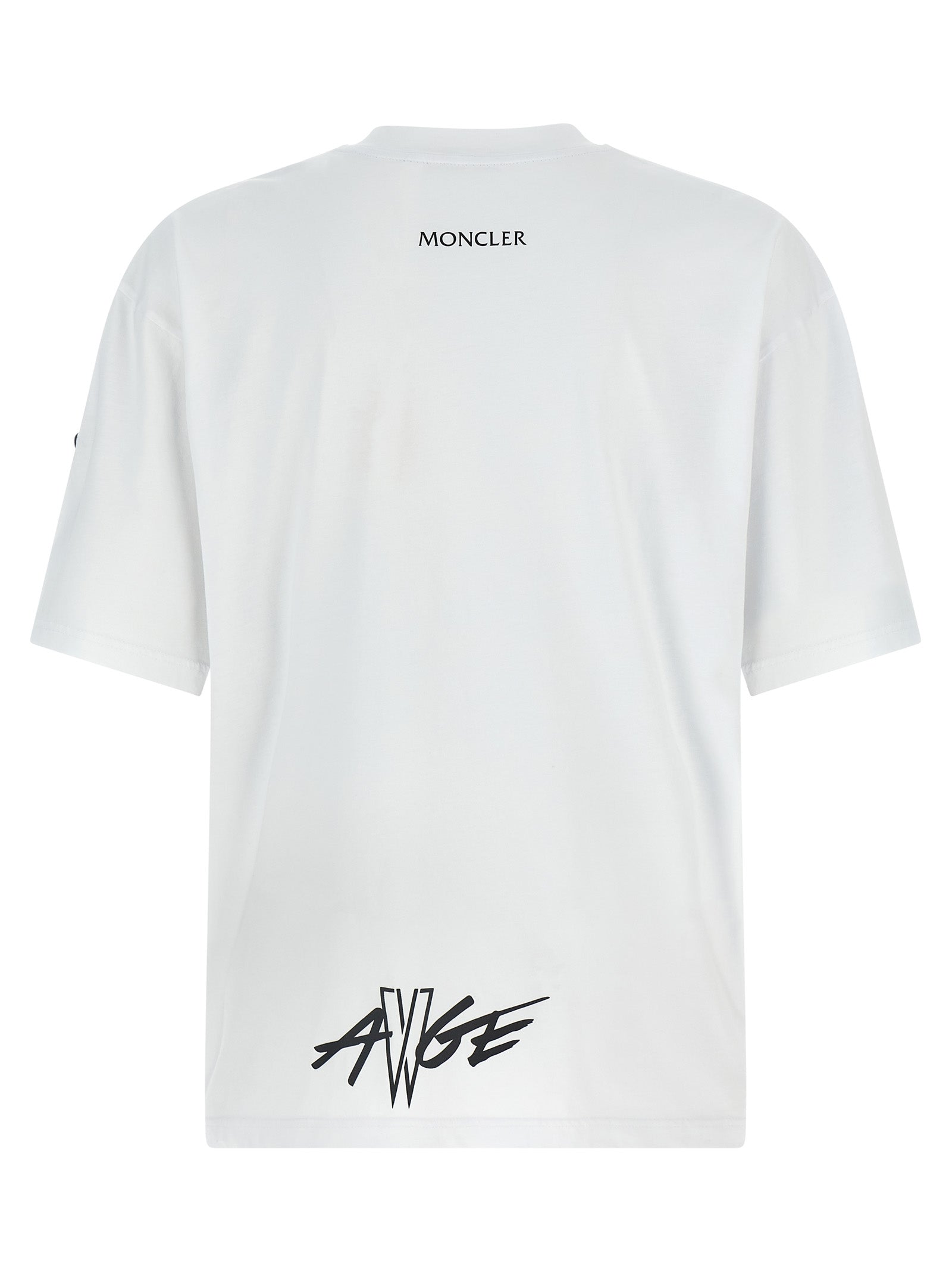 MONCLER GENIUS Schwarzes Baumwoll-T-Shirt