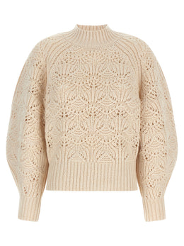 Zimmermann Beige Wollstrickjacke