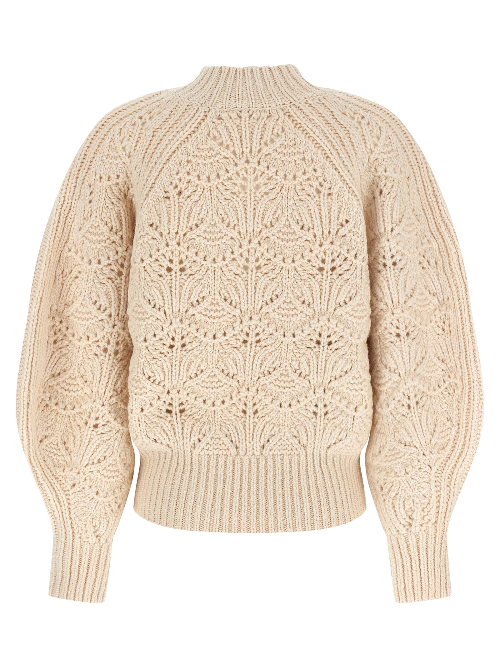 Zimmermann Beige Wollstrickjacke