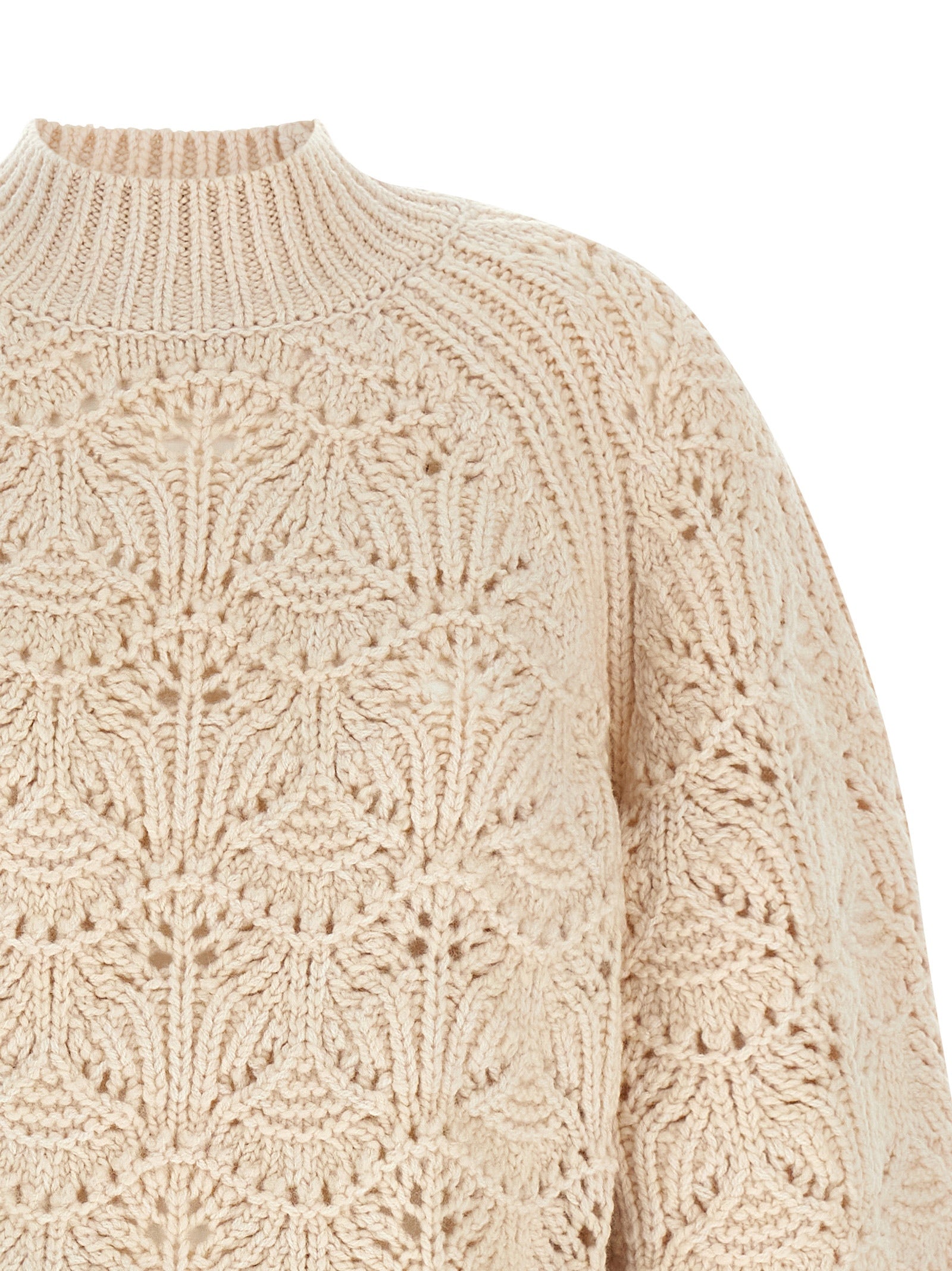 Zimmermann Beige Wollstrickjacke