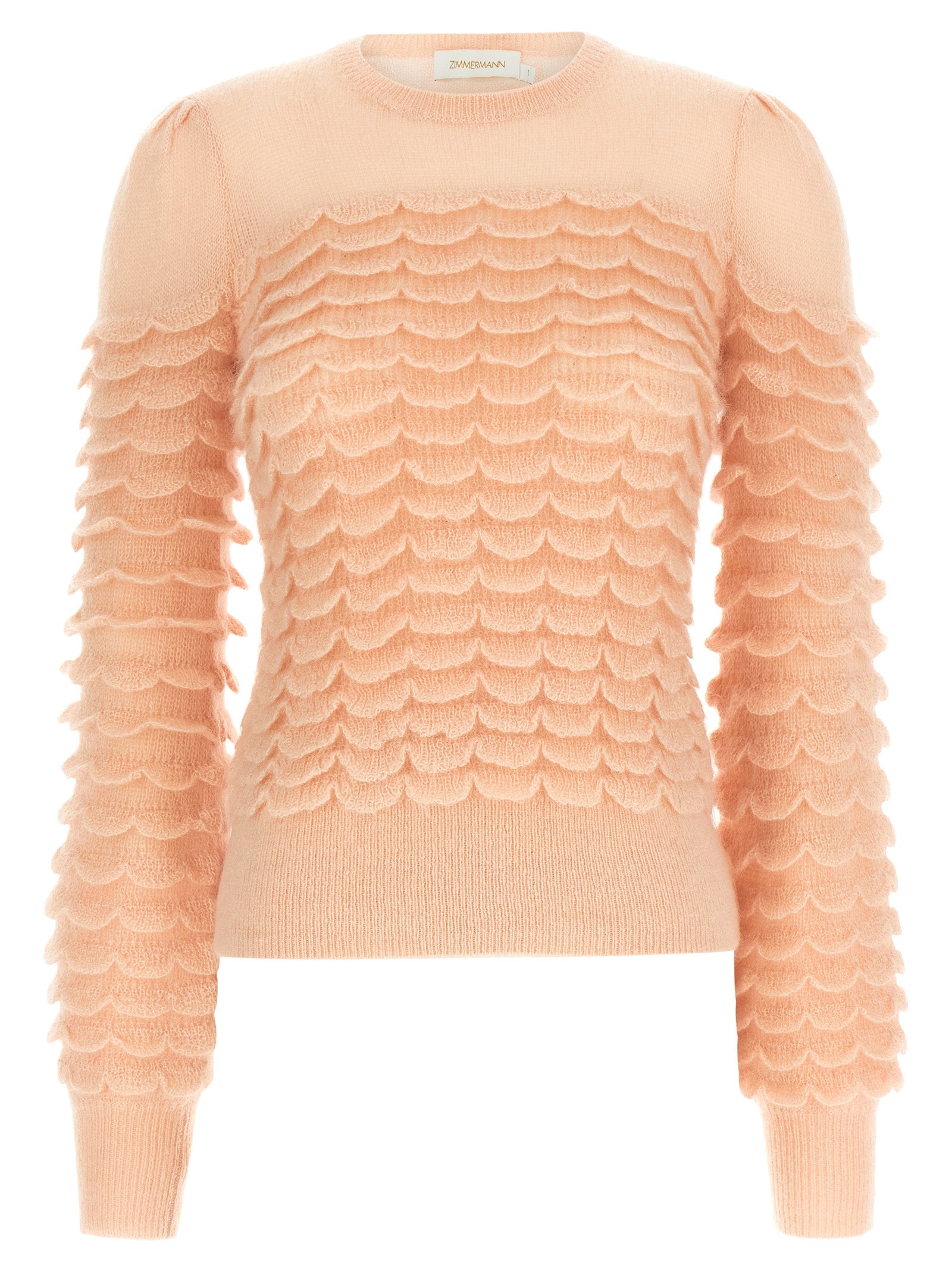 Zimmermann Mehrfarbige Wollstrickjacke