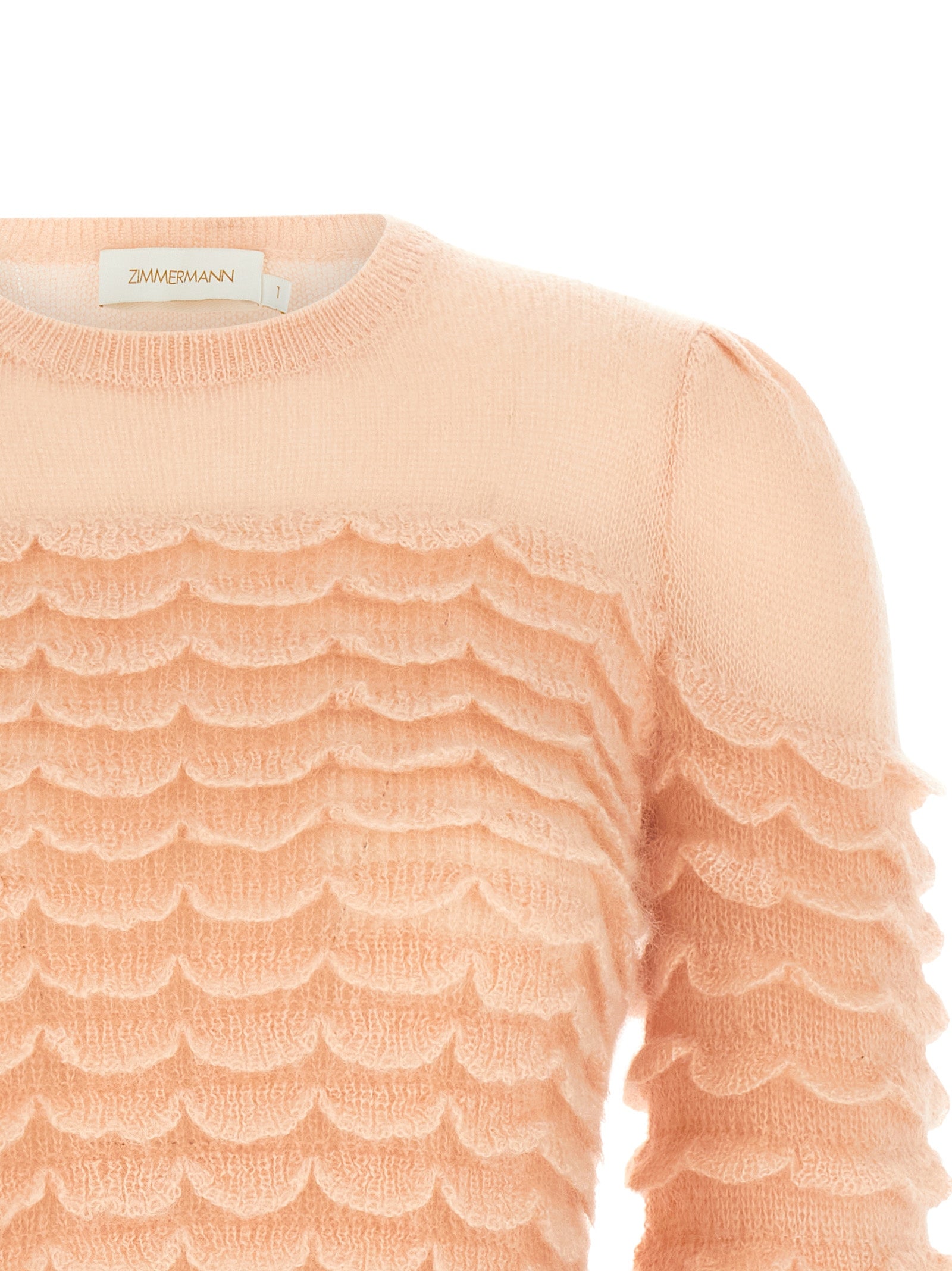 Zimmermann Mehrfarbige Wollstrickjacke