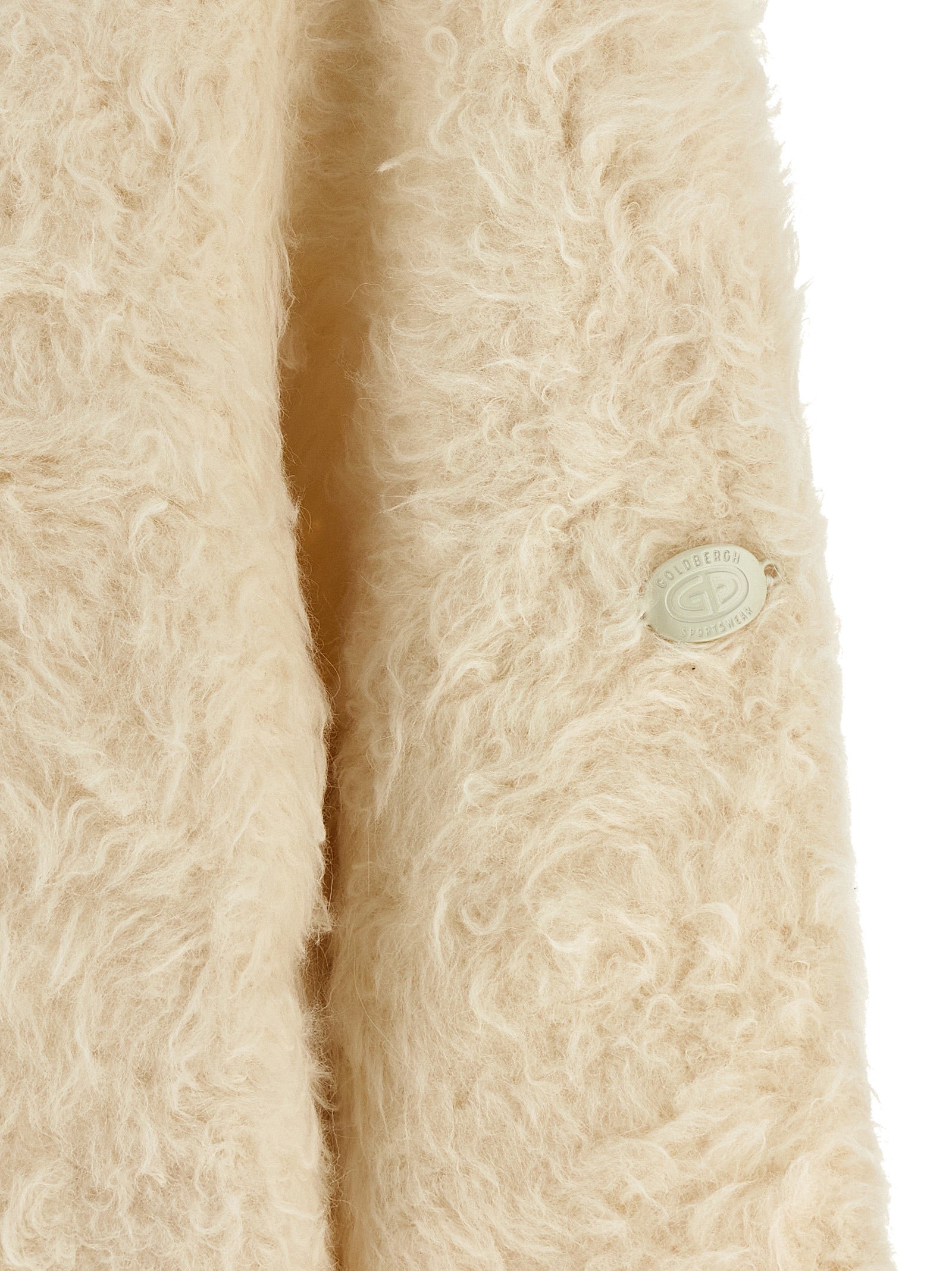 GOLDBERGH Weiße Wollstrickjacke