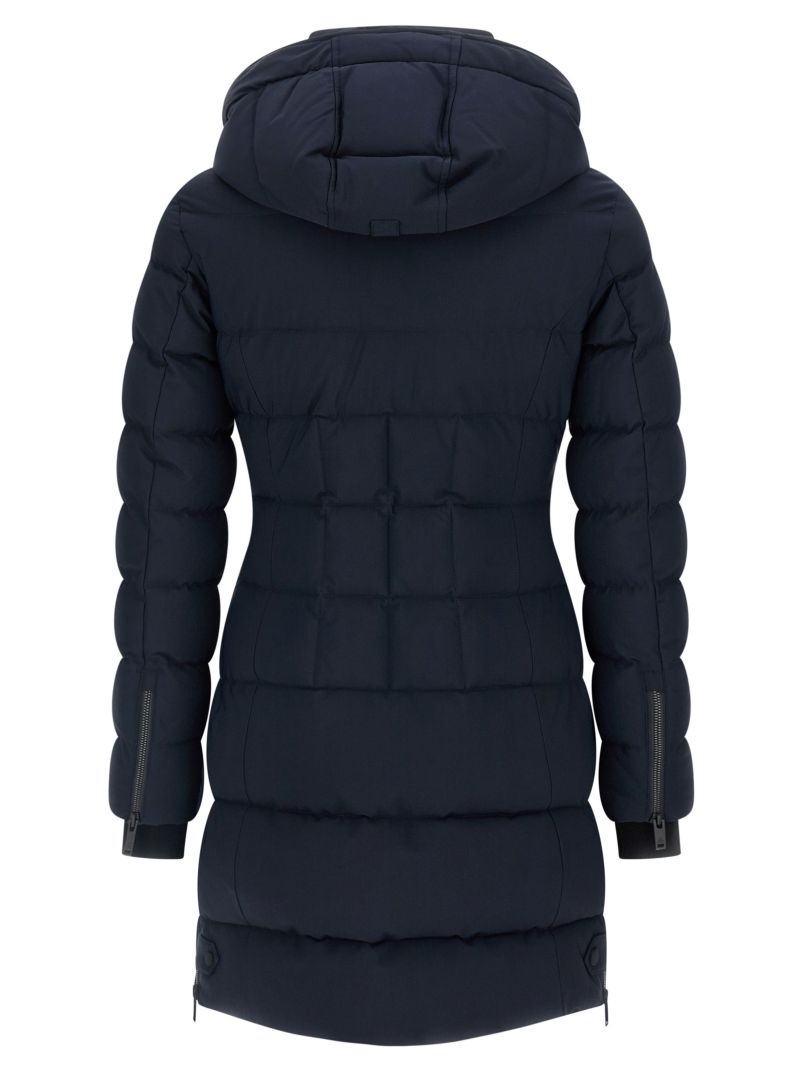 Moose Knuckles Blauer Nylon-Parka