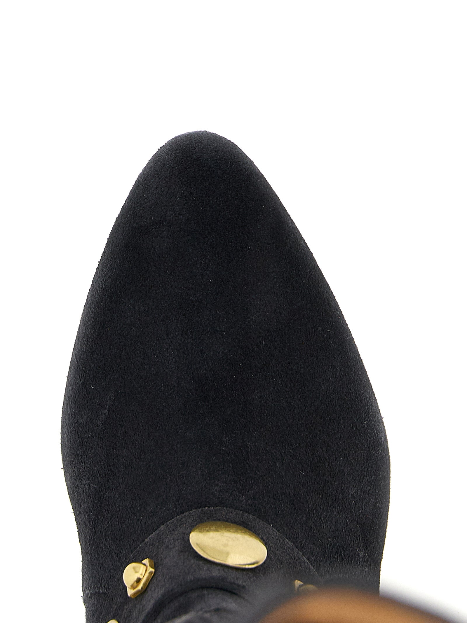 Isabel Marant Schwarzes Kalbsleder Over-the-Knee