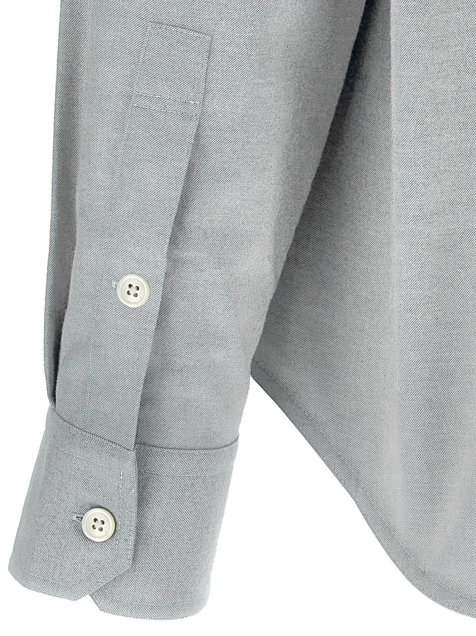 Thom Browne Graue Baumwollbluse