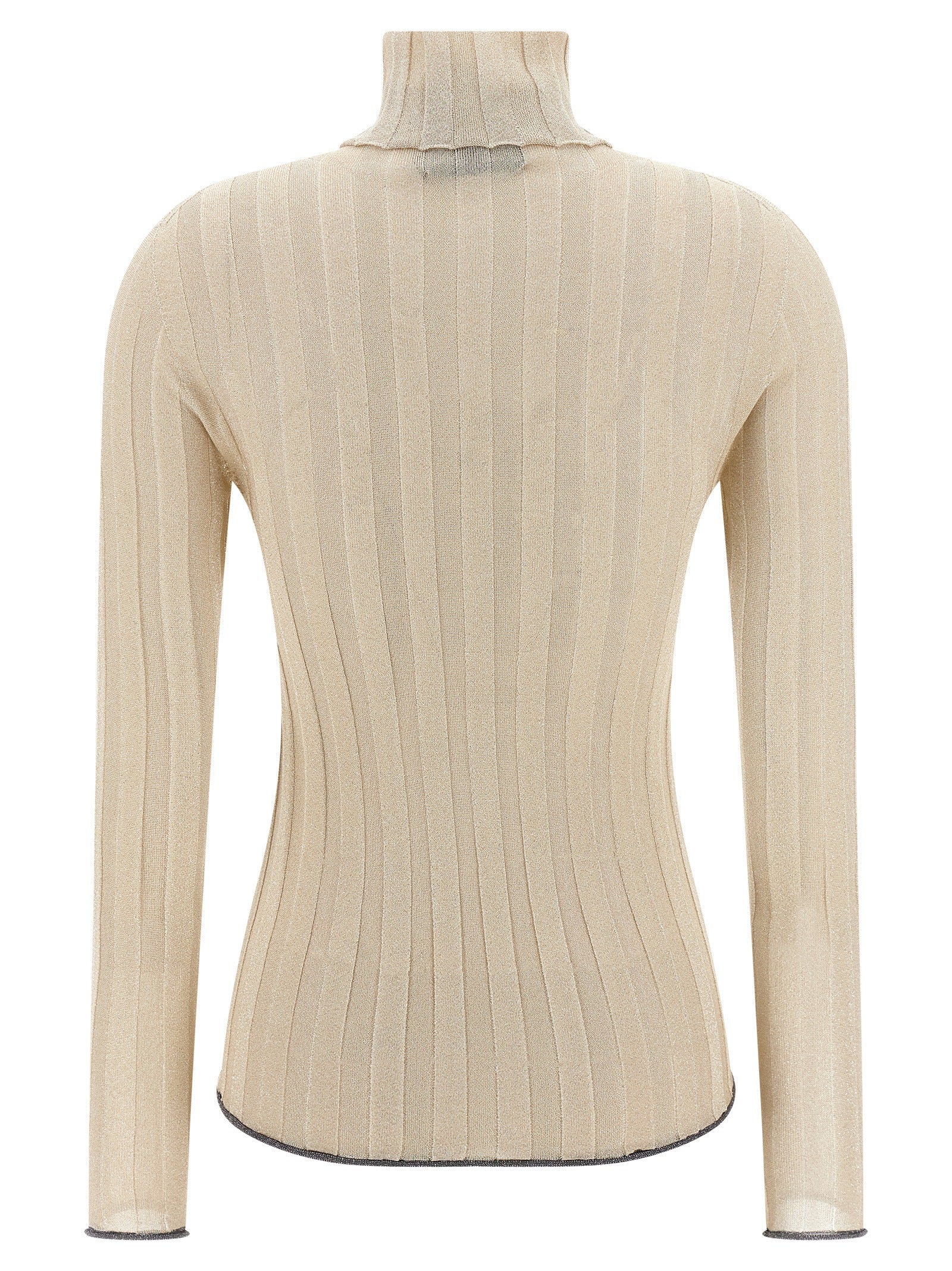 Fabiana Filippi Goldfarbener Cardigan aus Viskose