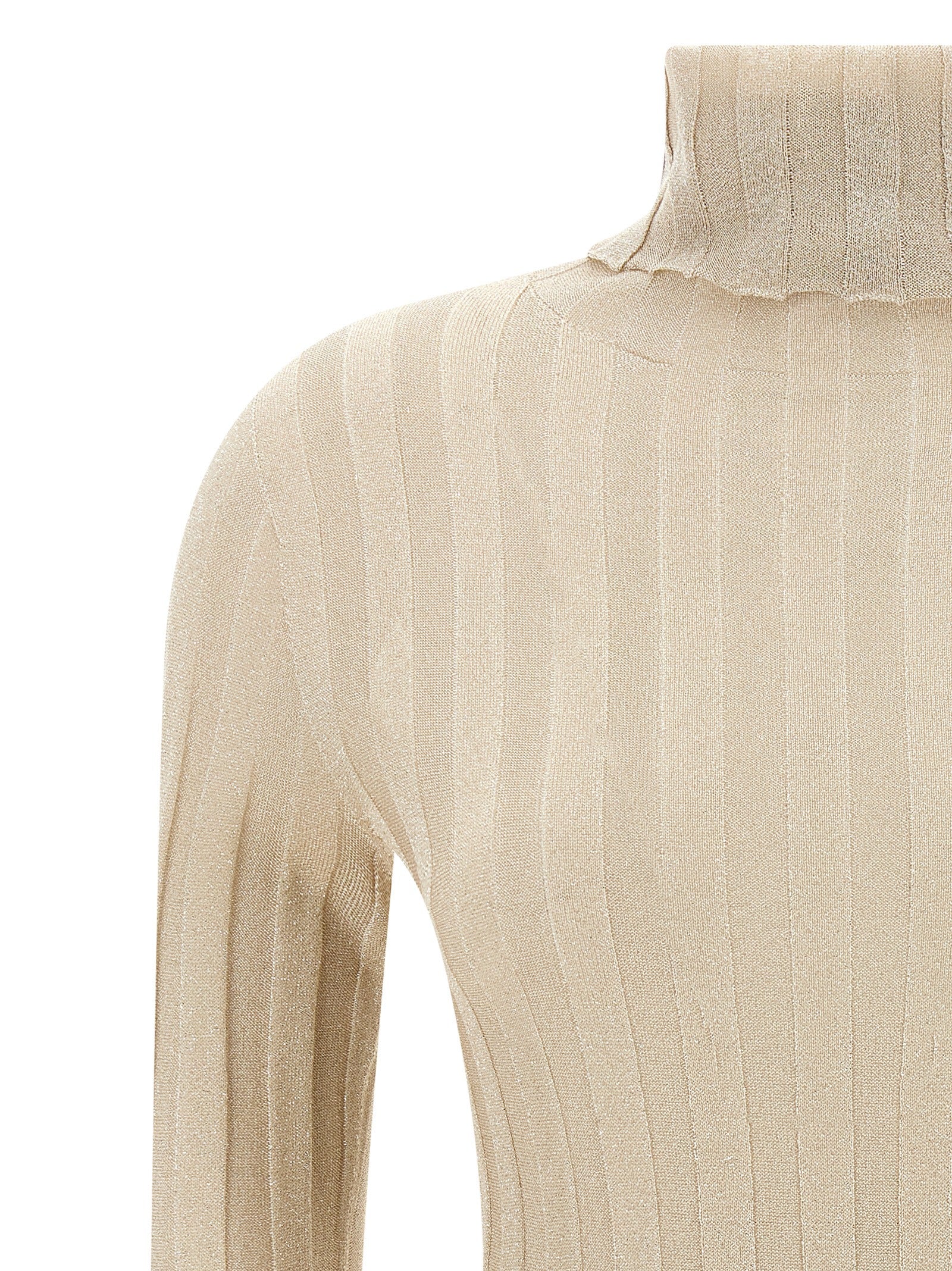 Fabiana Filippi Goldfarbener Cardigan aus Viskose