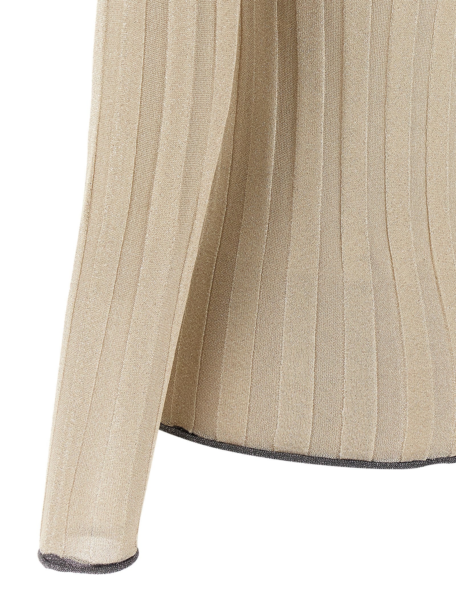Fabiana Filippi Goldfarbener Cardigan aus Viskose