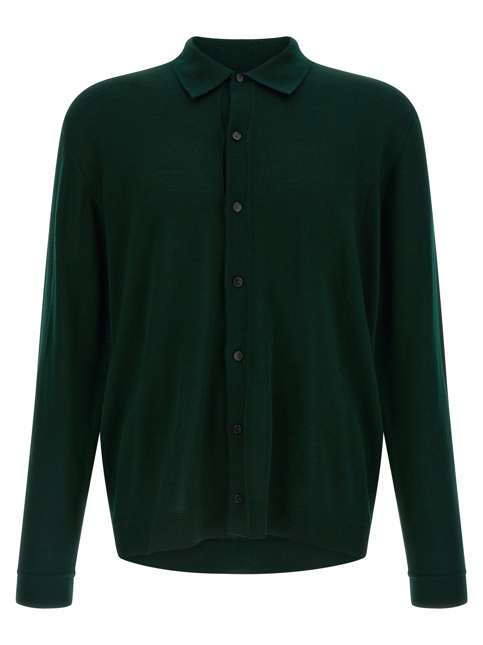 Roberto Collina Zweifarbige Merinowoll-Strickjacke