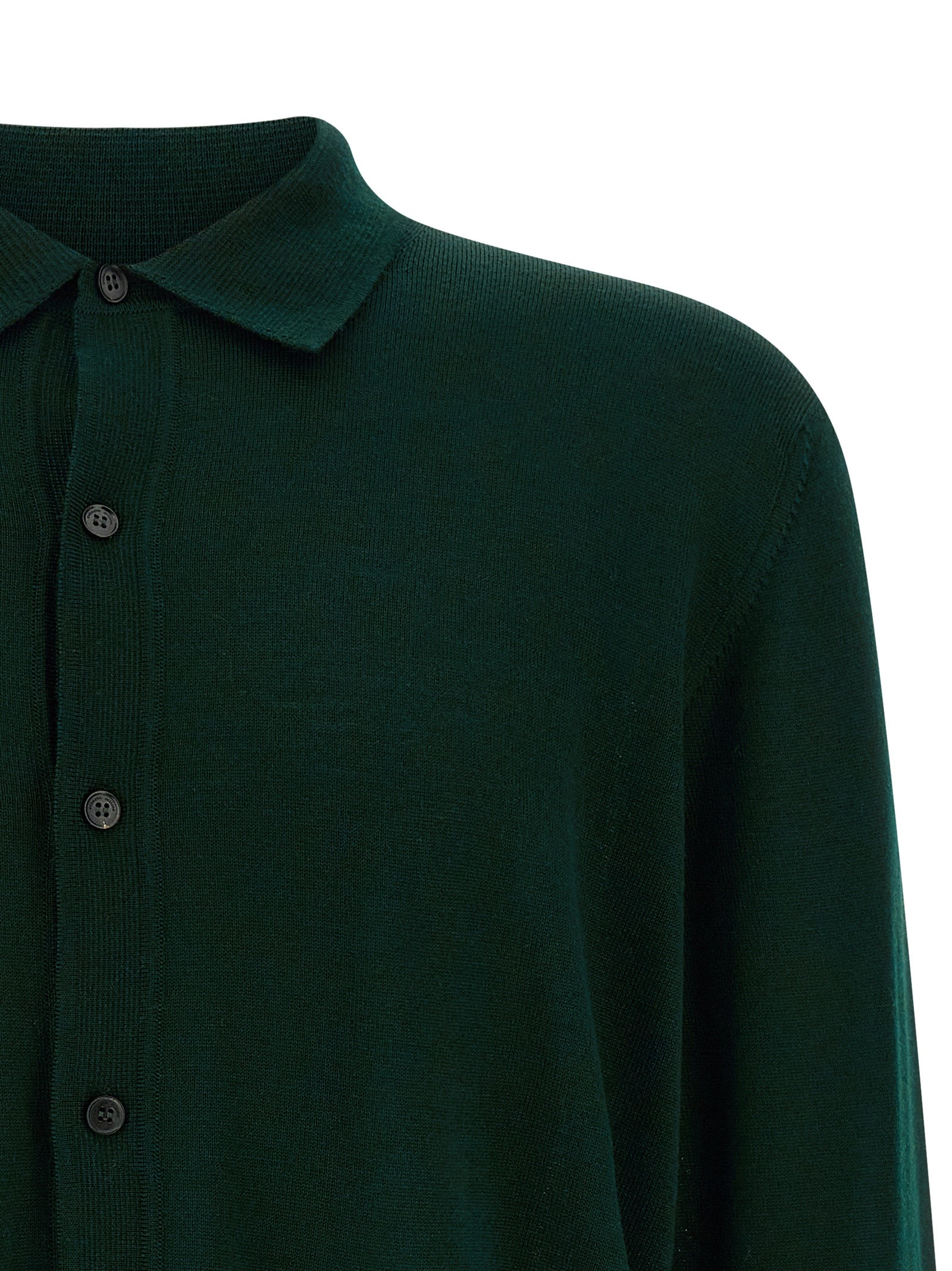 Roberto Collina Zweifarbige Merinowoll-Strickjacke