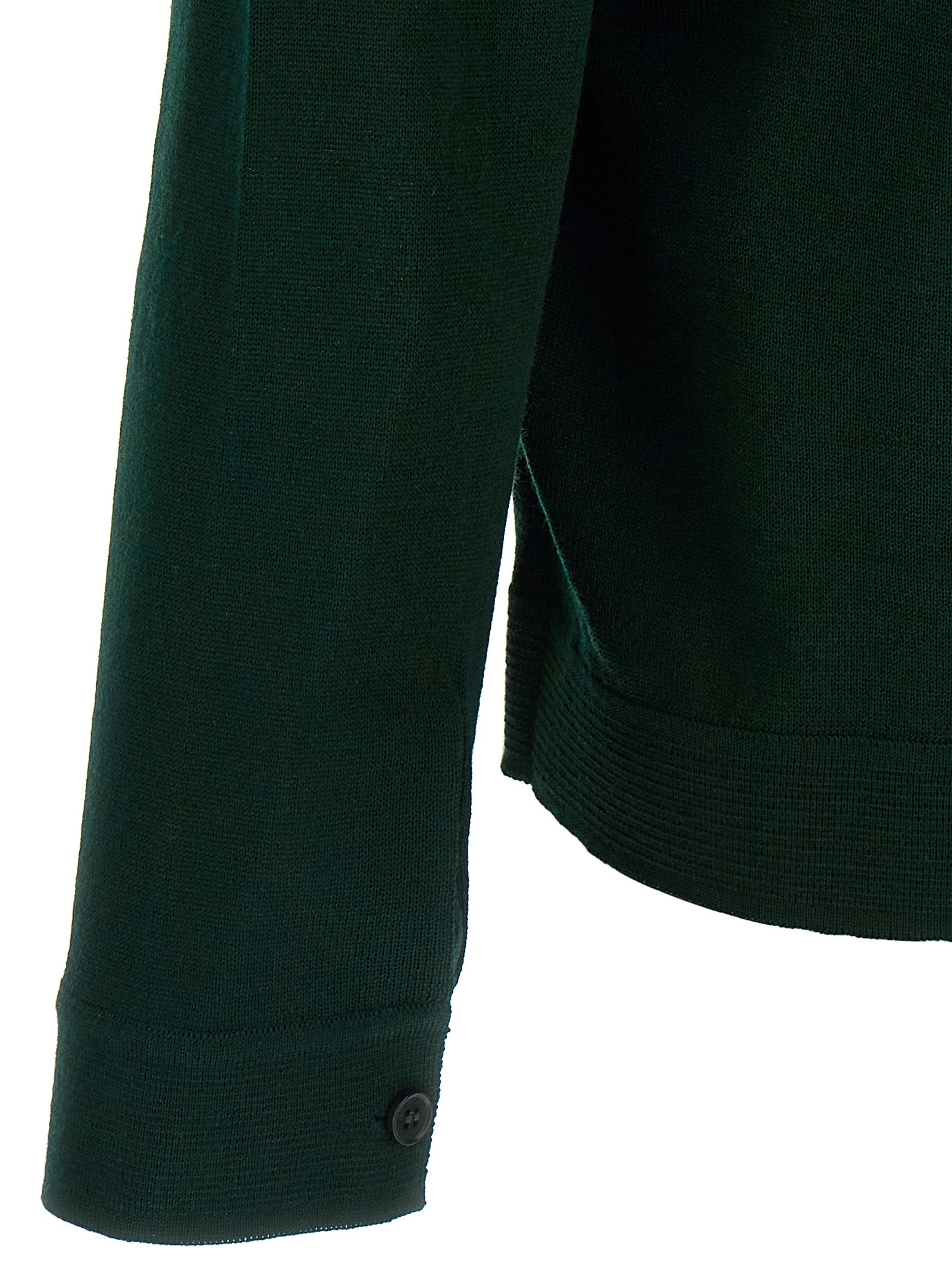 Roberto Collina Zweifarbige Merinowoll-Strickjacke