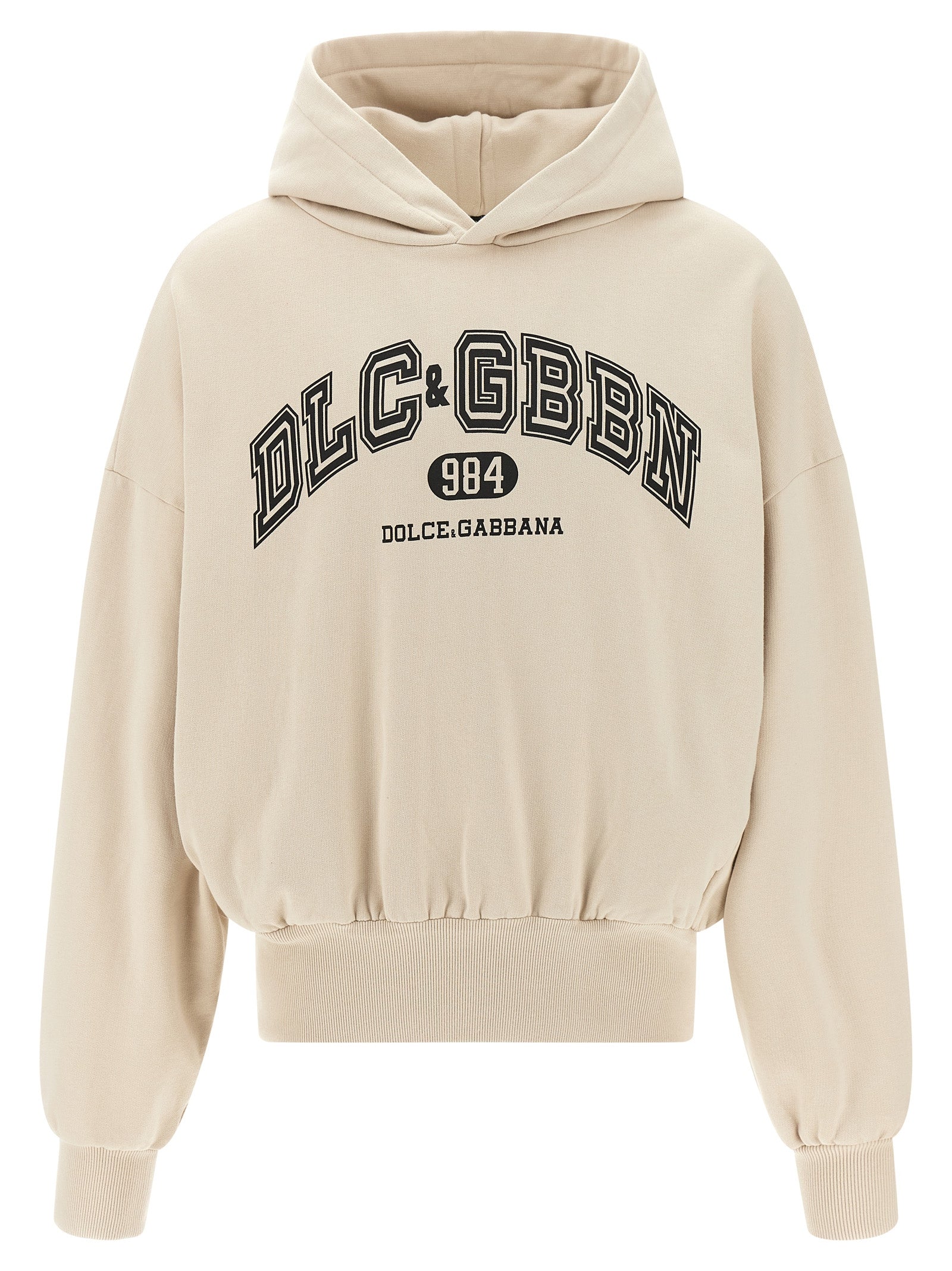 Dolce & Gabbana Beige Baumwoll-Sweatshirt