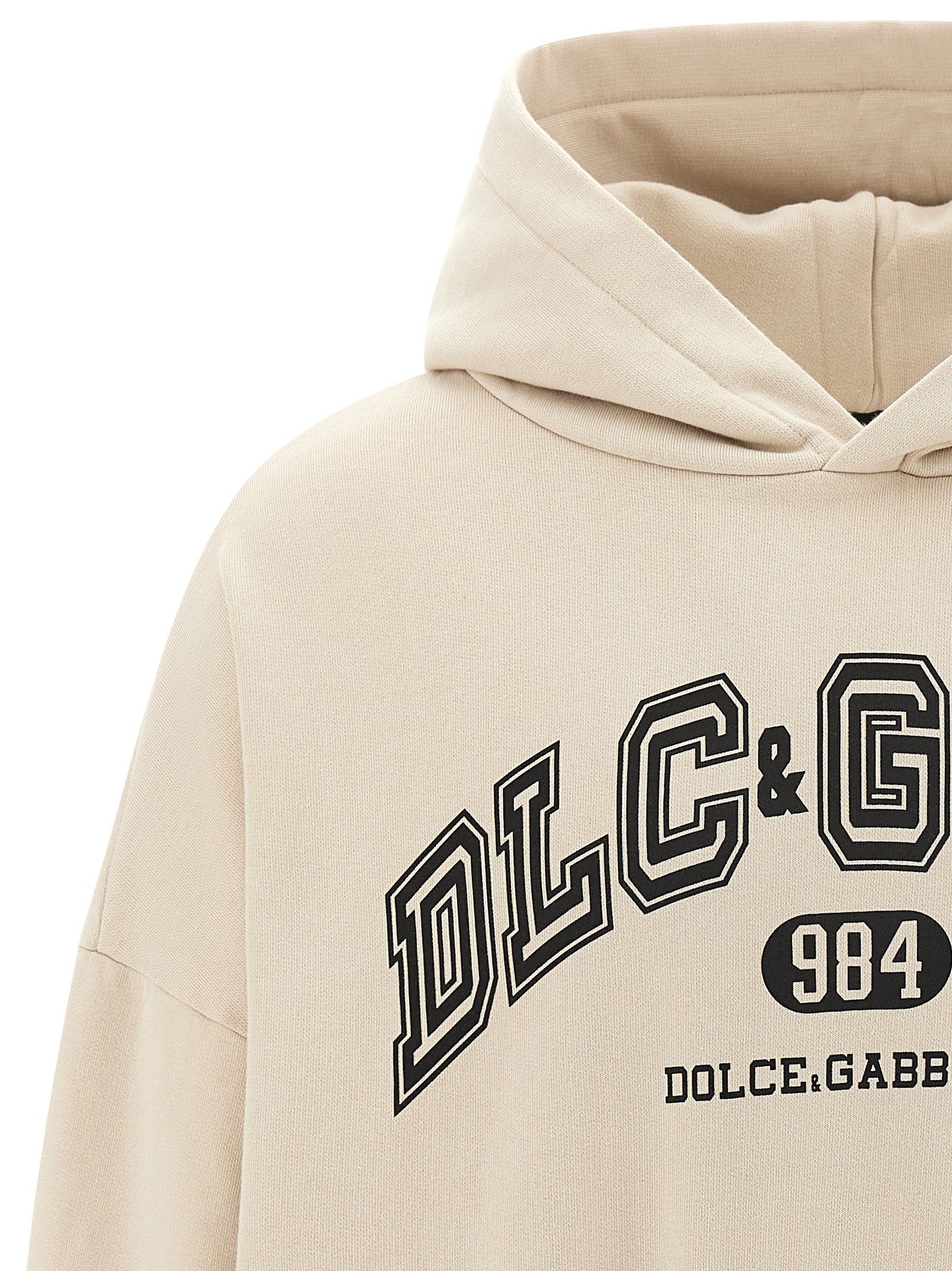 Dolce & Gabbana Beige Baumwoll-Sweatshirt