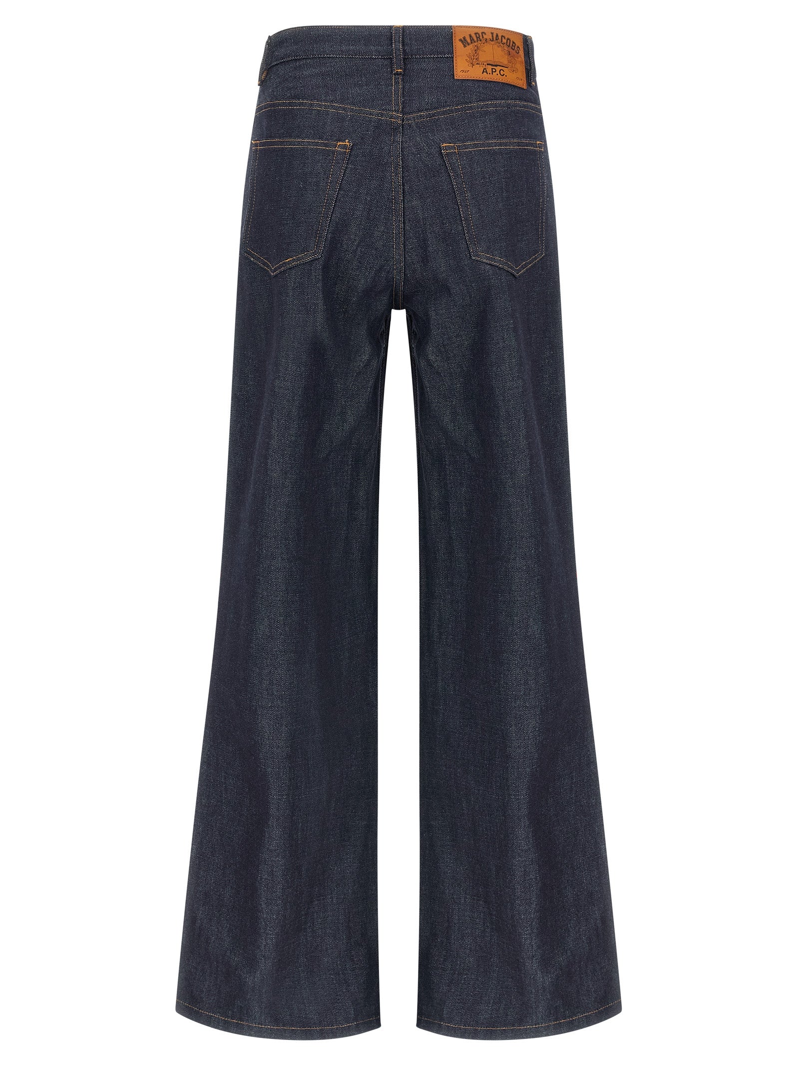A.P.C. Blaue Jeans aus Baumwolle im geraden Schnitt