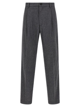 Department 5 Graue Woll-Freizeithose