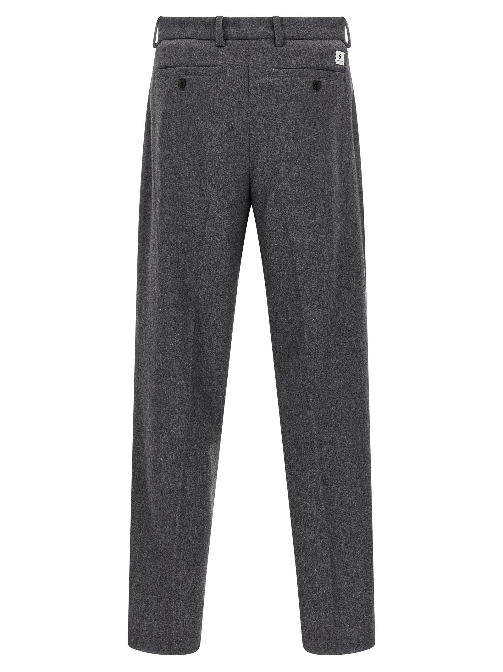 Department 5 Graue Woll-Freizeithose