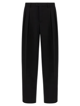 Dolce & Gabbana Schwarze Hose aus reiner Schurwolle