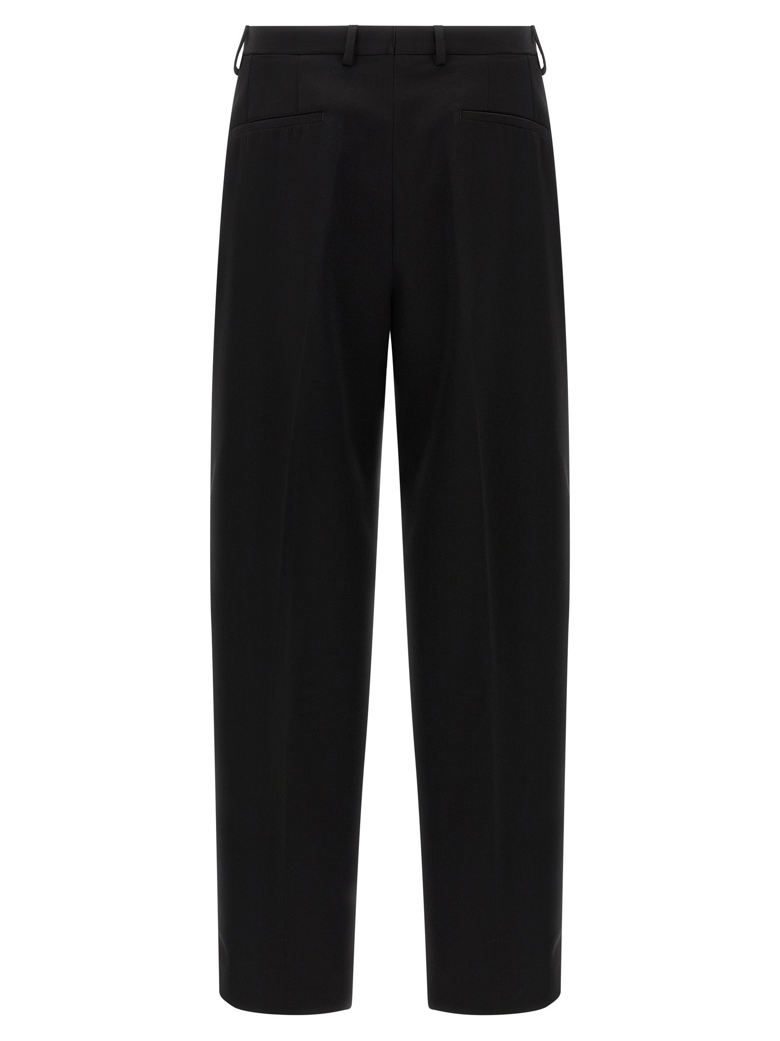 Dolce & Gabbana Schwarze Hose aus reiner Schurwolle