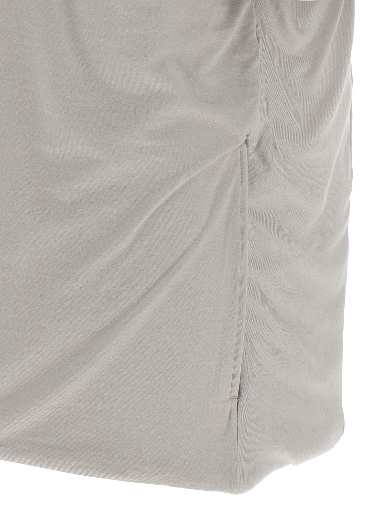 Y-3 Graues Lyocell T-Shirt