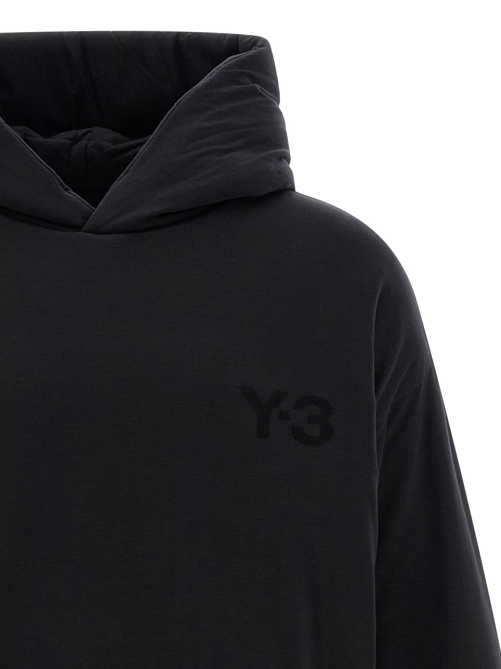 Y-3 Schwarzer Lyocell-Sweatshirt