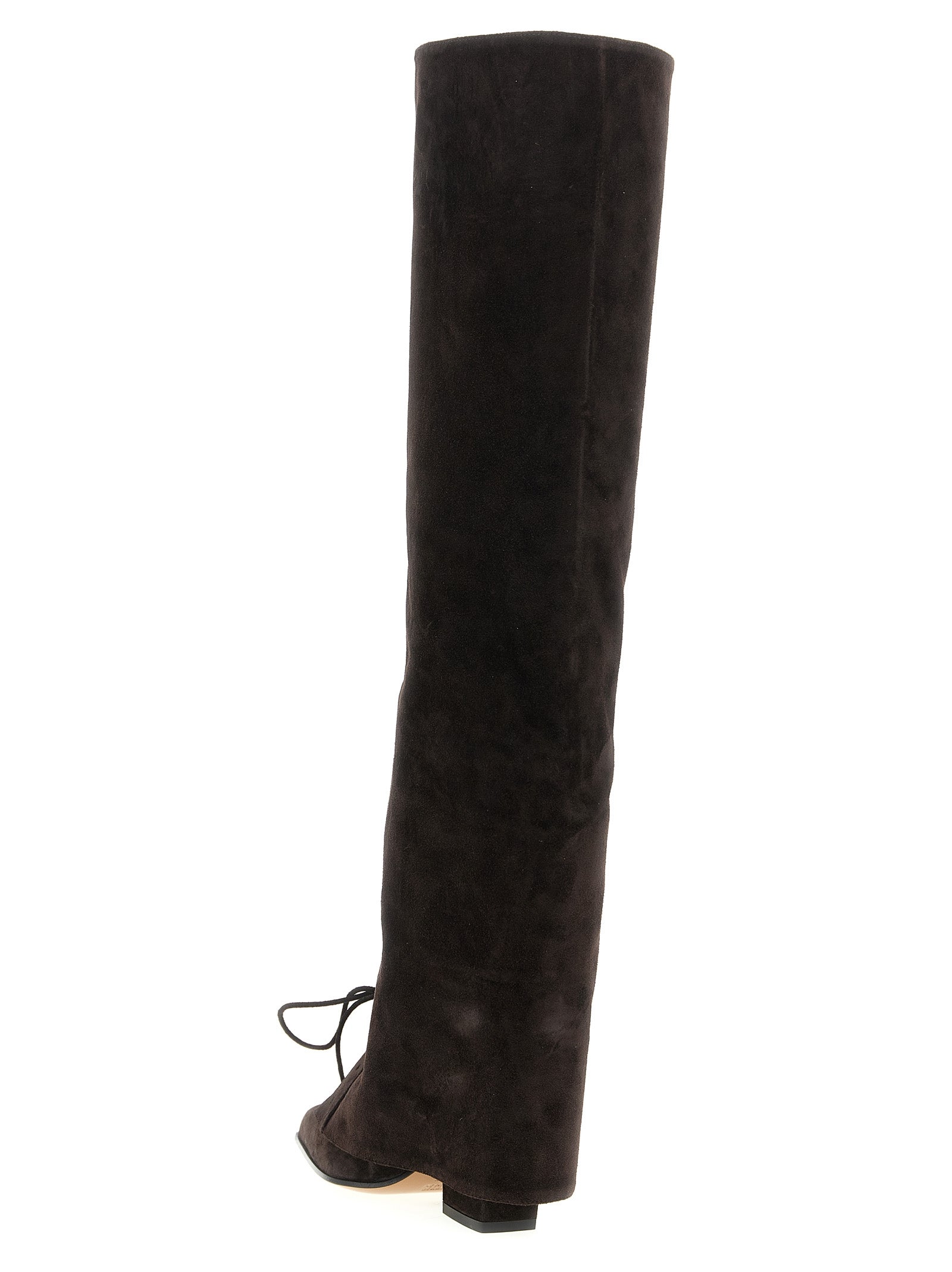 Paris Texas Braun Kalbsleder Overknee-Stiefel