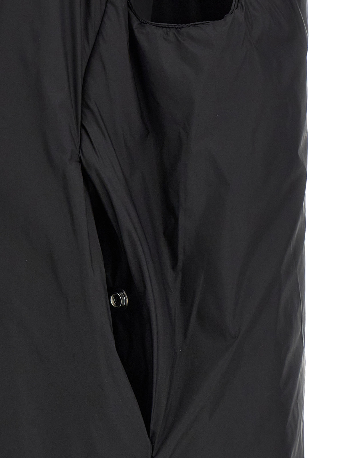 DRKSHDW Schwarze ärmellose Nylon-Jacke