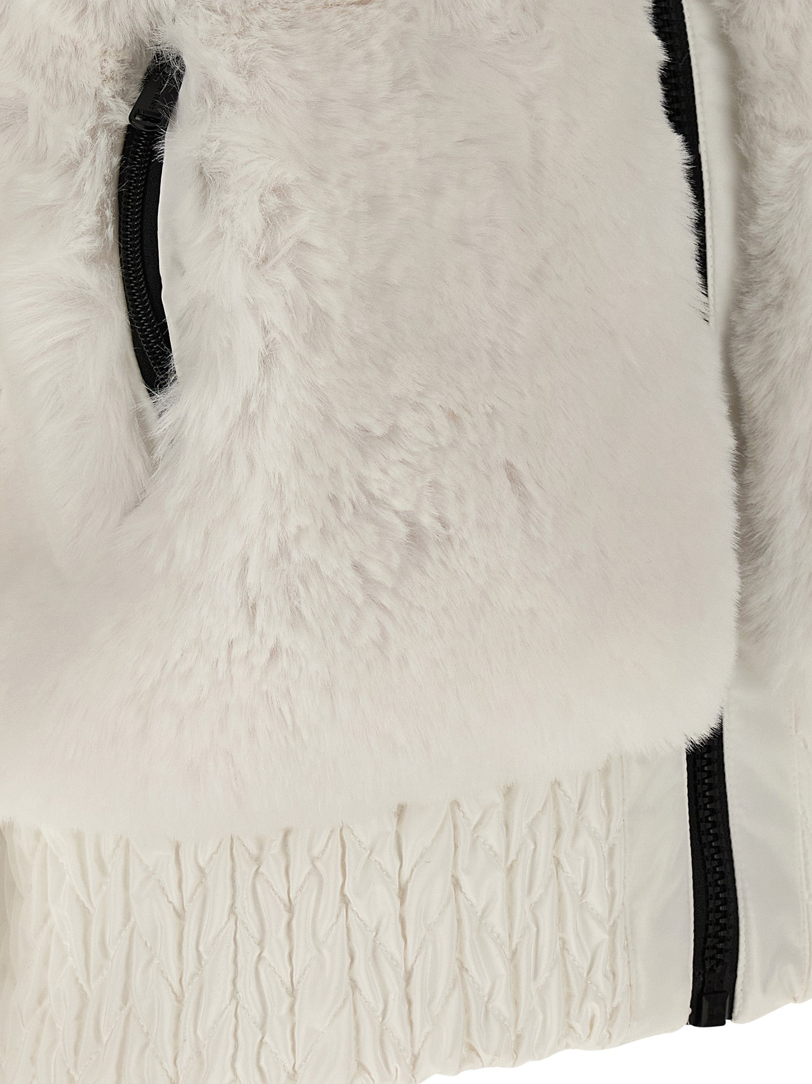 GOLDBERGH Weiße ärmellose Polyester-Jacke