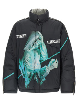 Undercover Schwarze Shell-Jacke aus Polyester