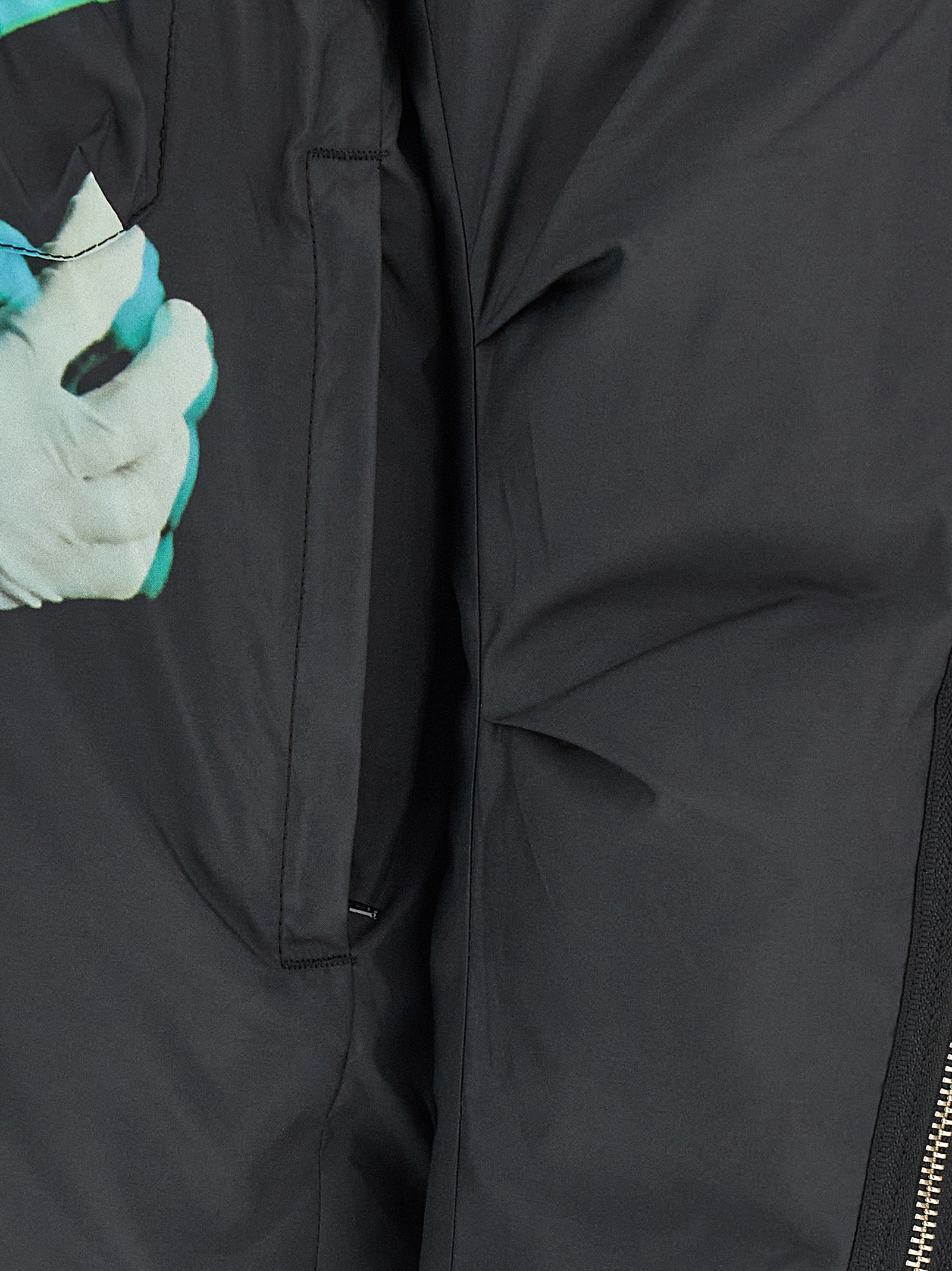 Undercover Schwarze Shell-Jacke aus Polyester