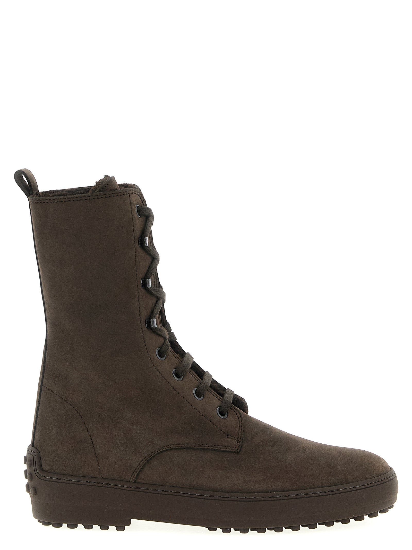 Tod's Ankle Boots aus braunem Kalbsleder